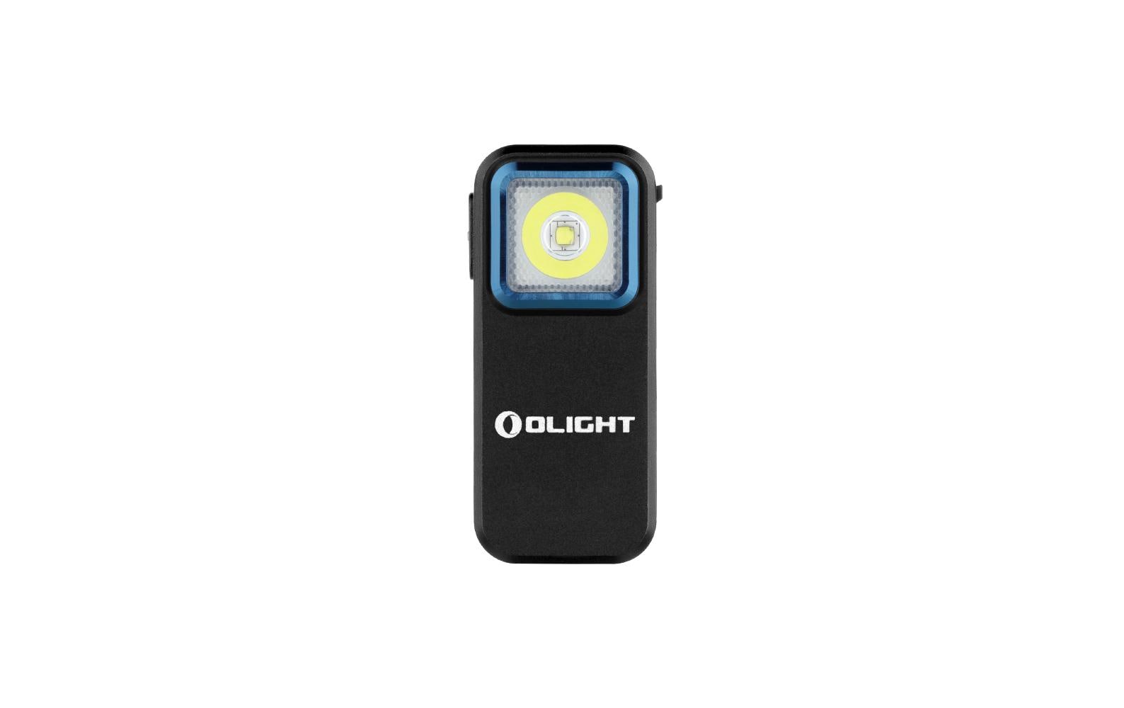 Olight Oclip Taschenlampe – 70 lm, 60 m, 280 mAh Akku, Laufzeit 1–14 h – Schwarz