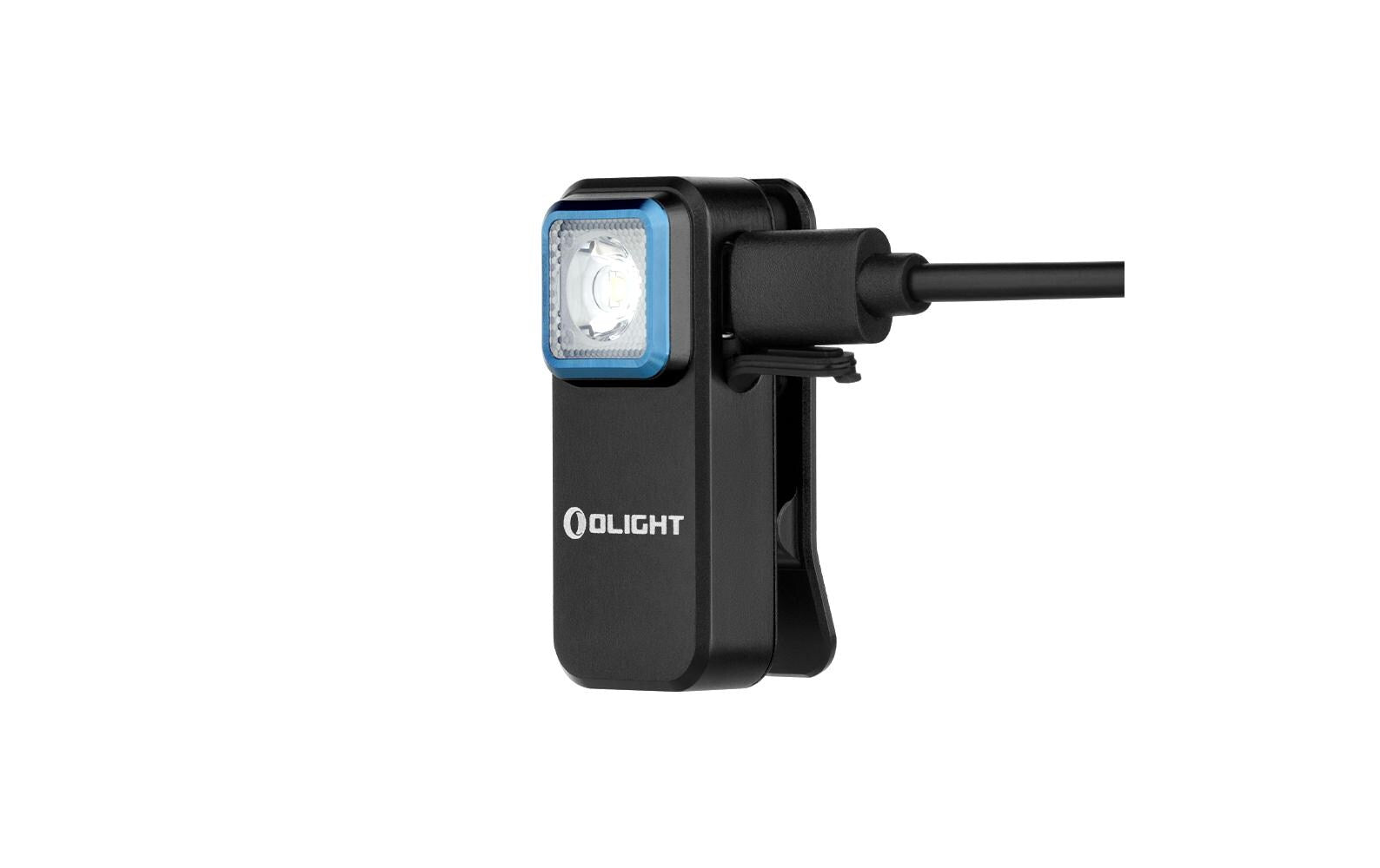 Olight Oclip Taschenlampe – 70 lm, 60 m, 280 mAh Akku, Laufzeit 1–14 h – Schwarz