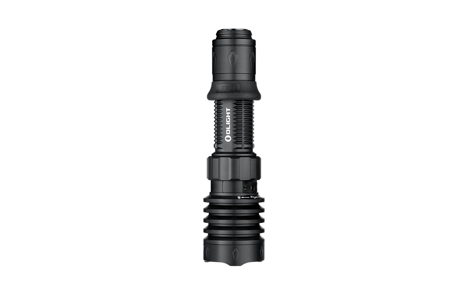 Olight Taschenlampe Warrior X 4 – 300–2600 lm, 630 m, Akku 5000 mAh, Laufzeit 1–85 h – Schwarz