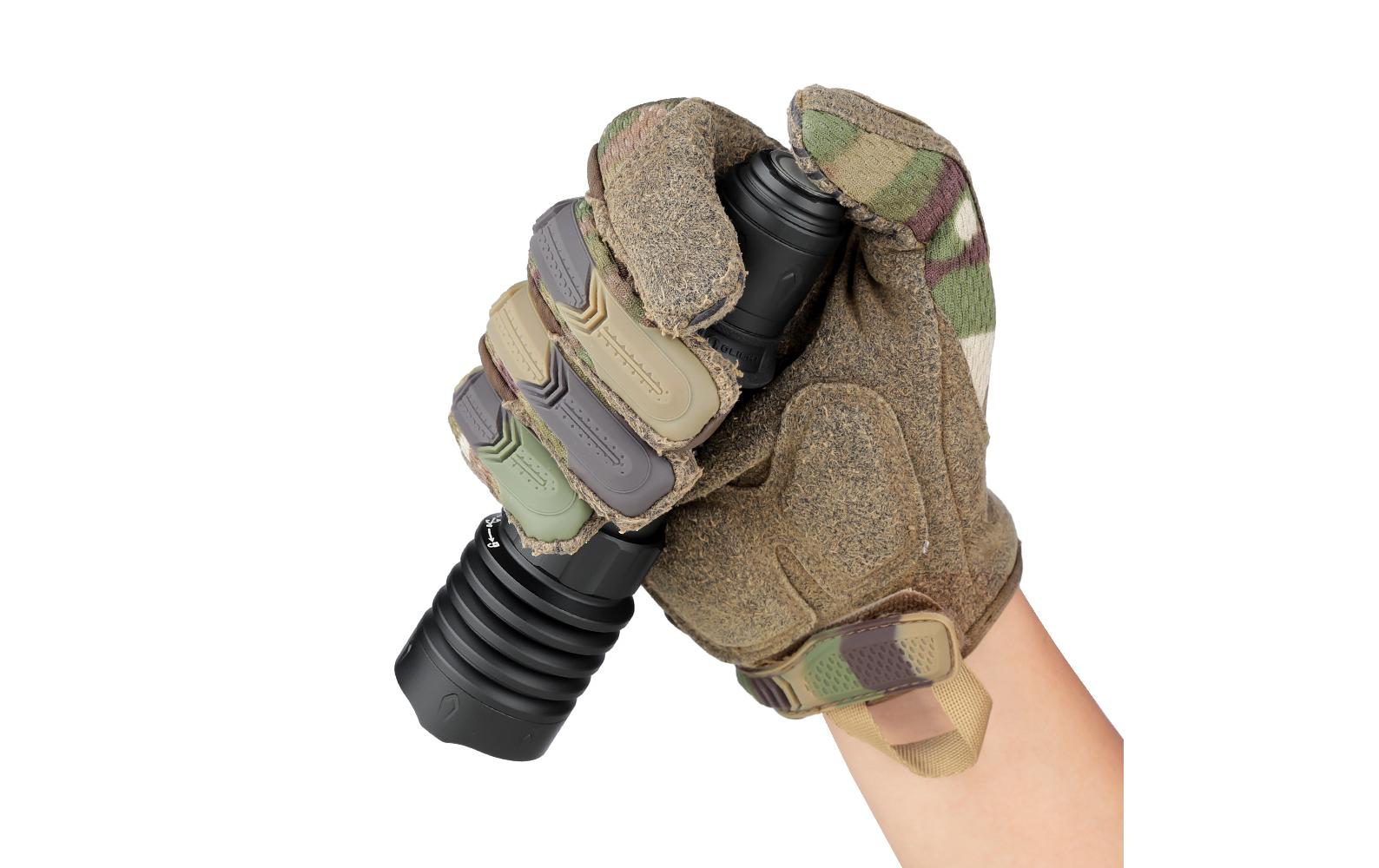 Olight Taschenlampe Warrior X 4 – 300–2600 lm, 630 m, Akku 5000 mAh, Laufzeit 1–85 h – Schwarz