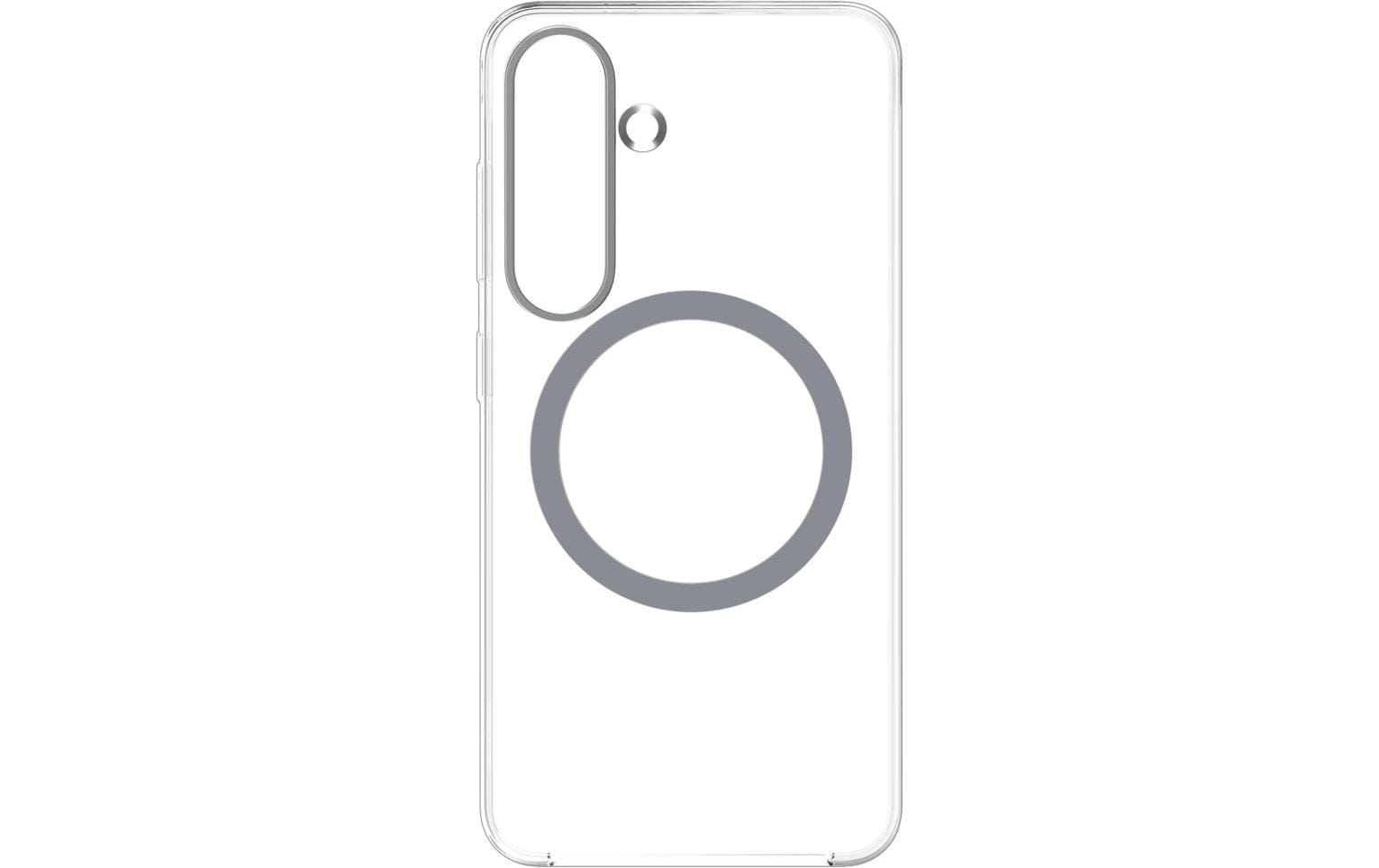 Samsung Clear Magnetic Case – Backcover – für Samsung Galaxy S25, PC, Transparent, kratzresistent