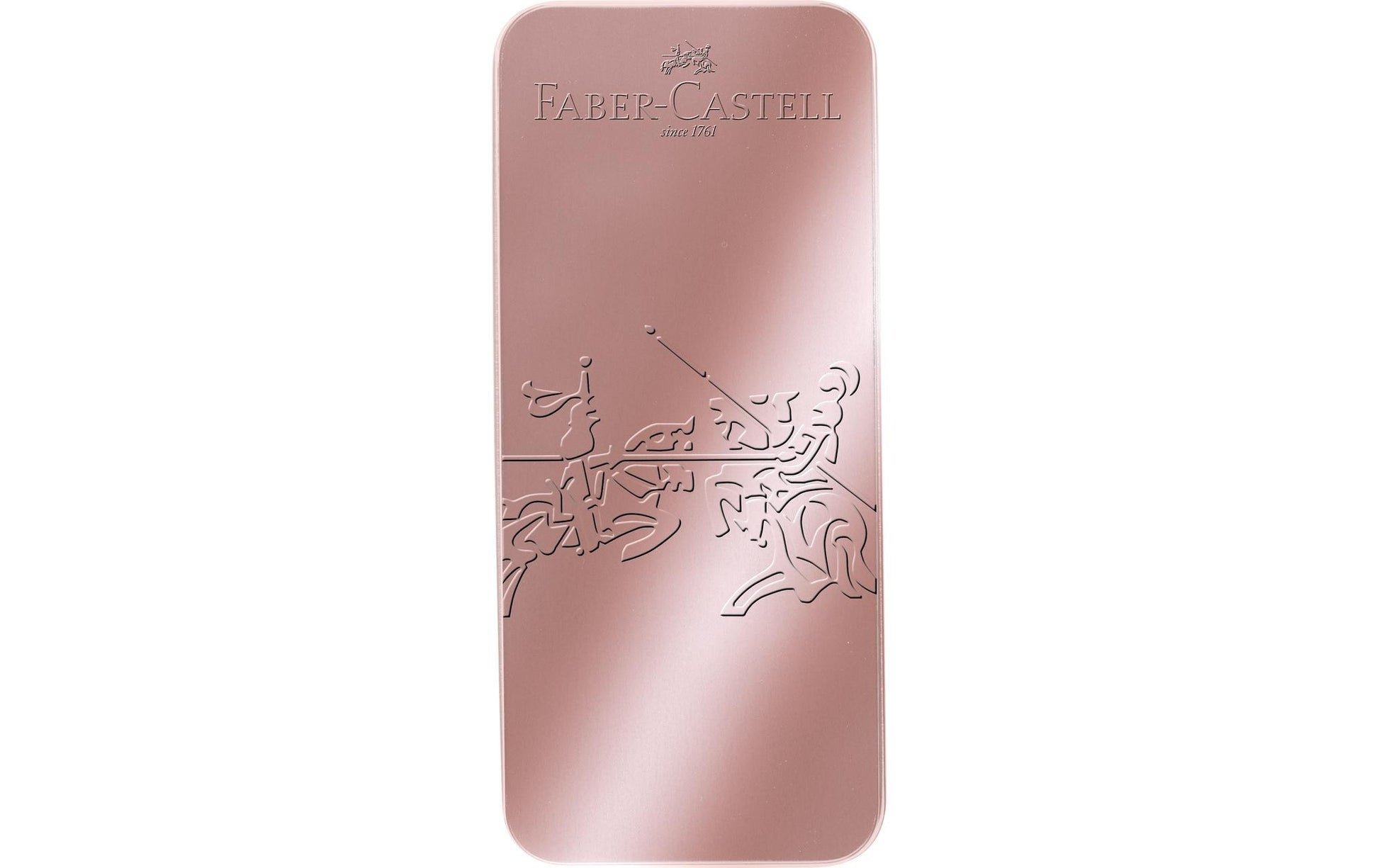 Faber-Castell Grip 2011 – Federspitze B – für Rechts- & Linkshänder – Roségold, Blau – 2er Set