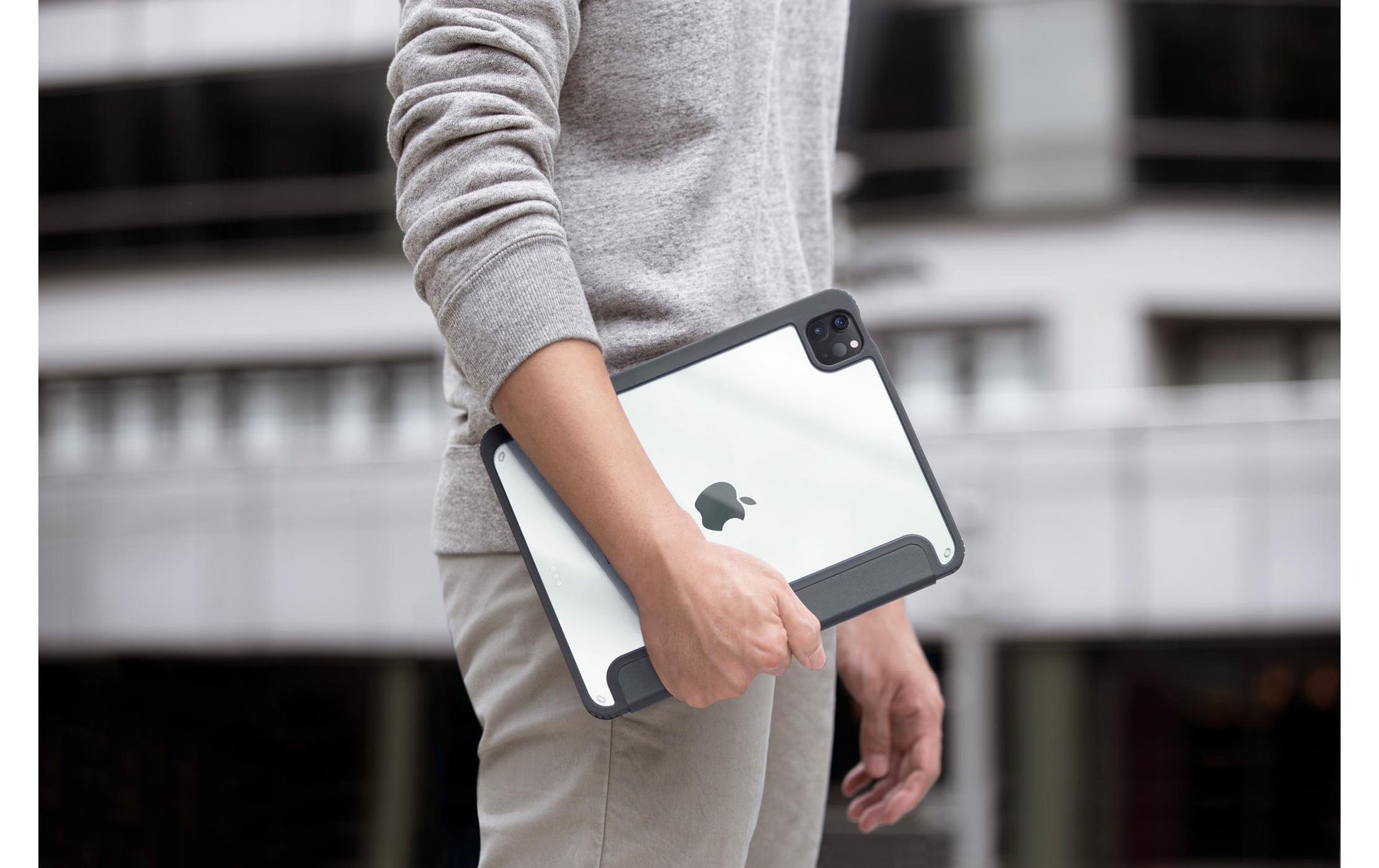 Uniq Moven Tablet-Hülle für iPad Air 11" (6. Gen.), iPad Air 10,9" (4.–5. Gen.) – Grau