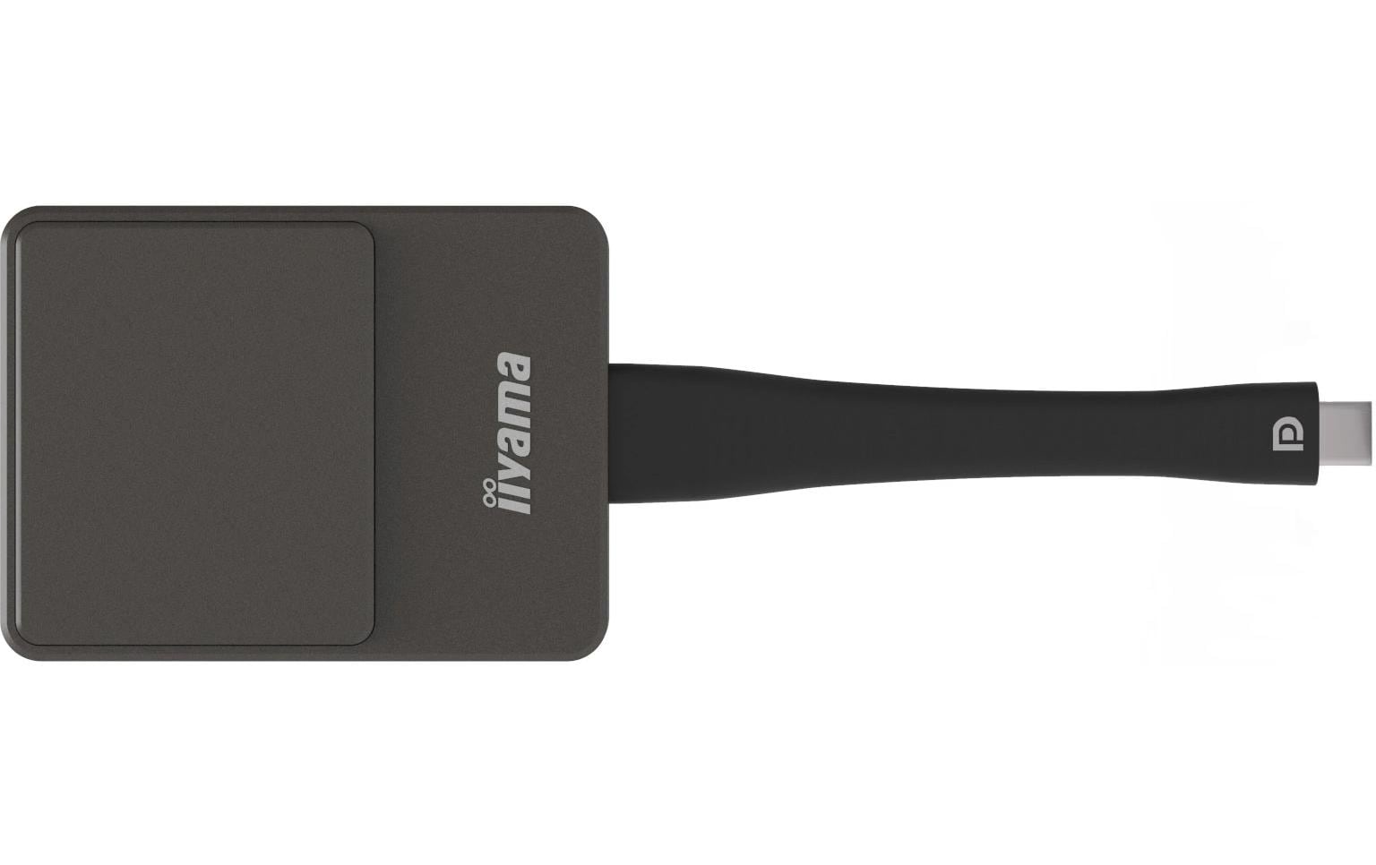 iiyama E-SHARE HDMI Dongle Kit – AV-Adapter, USB-C zu HDMI (DP-ALT), Wi-Fi