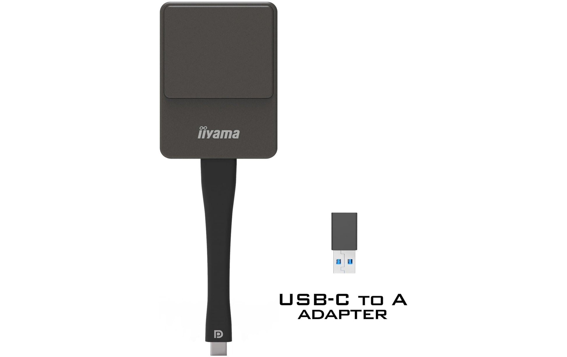 iiyama E-SHARE HDMI Dongle Kit – AV-Adapter, USB-C zu HDMI (DP-ALT), Wi-Fi