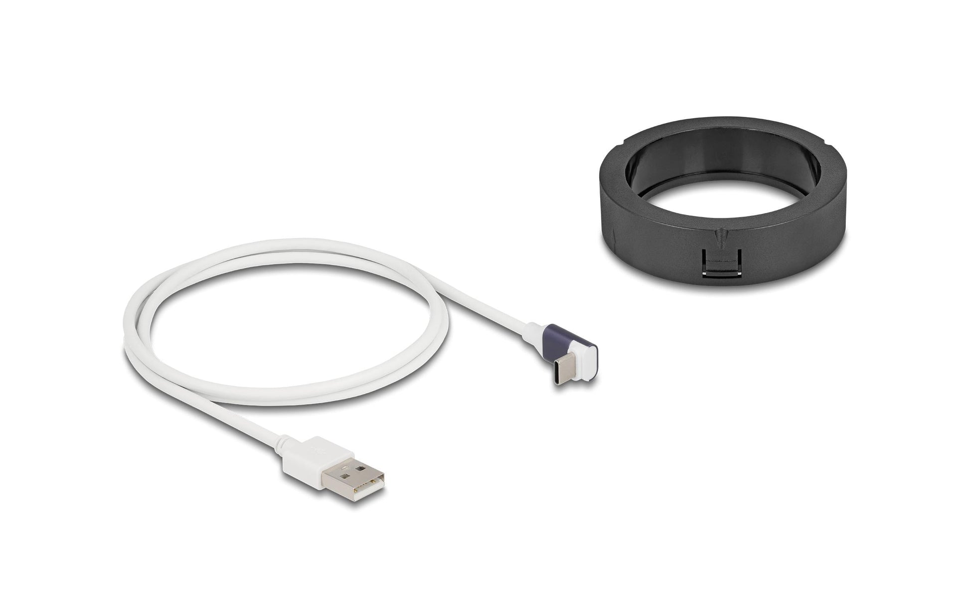 Delock 66260 Kabelloses Ladegerät 15 W – Qi – Tischeinbau – USB-C×1 – für Smartphone – Weiss