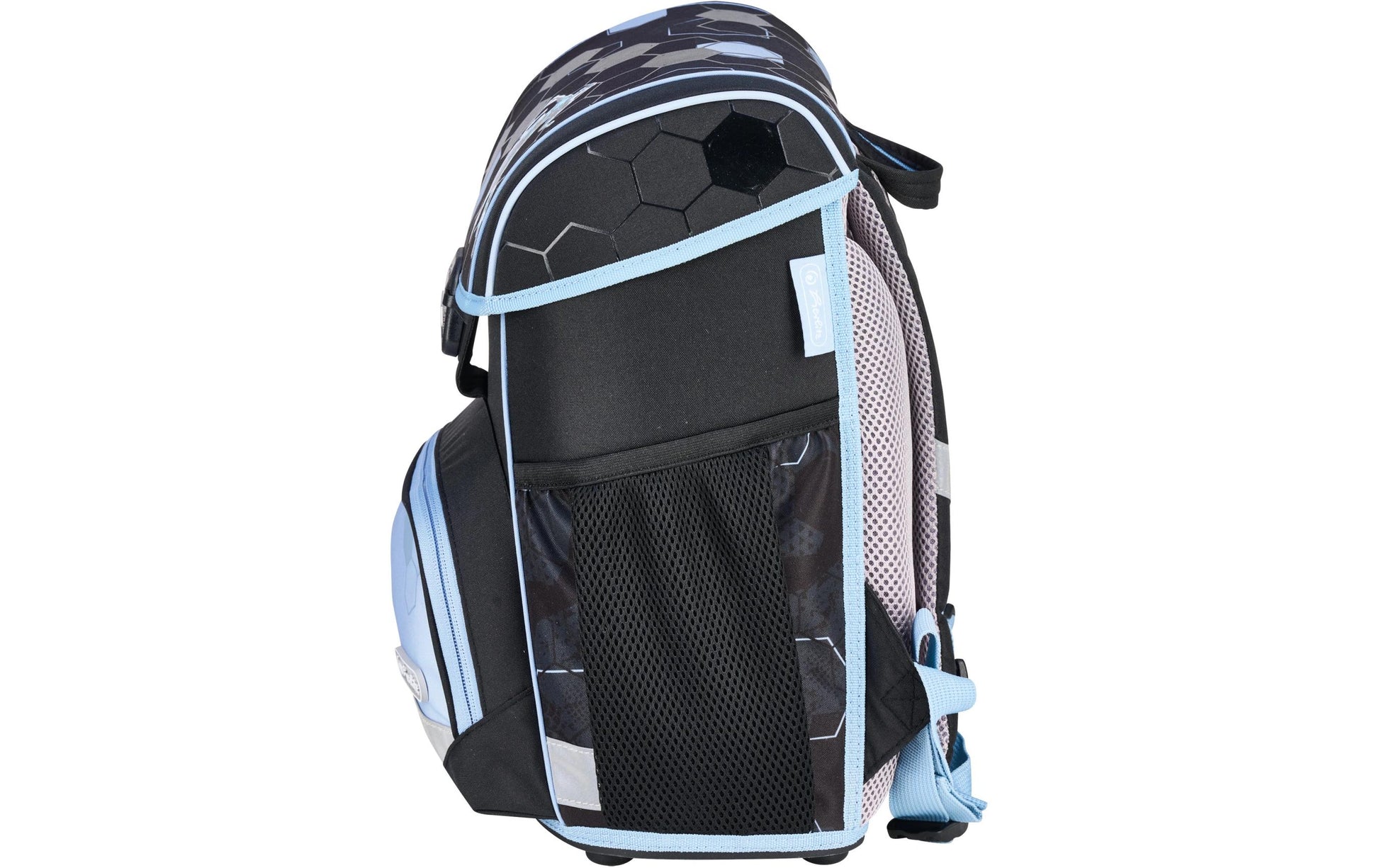 Herlitz Loop Plus – Schulrucksack-Set 4-teilig, Fussball, 17 l, 31×37×22 cm