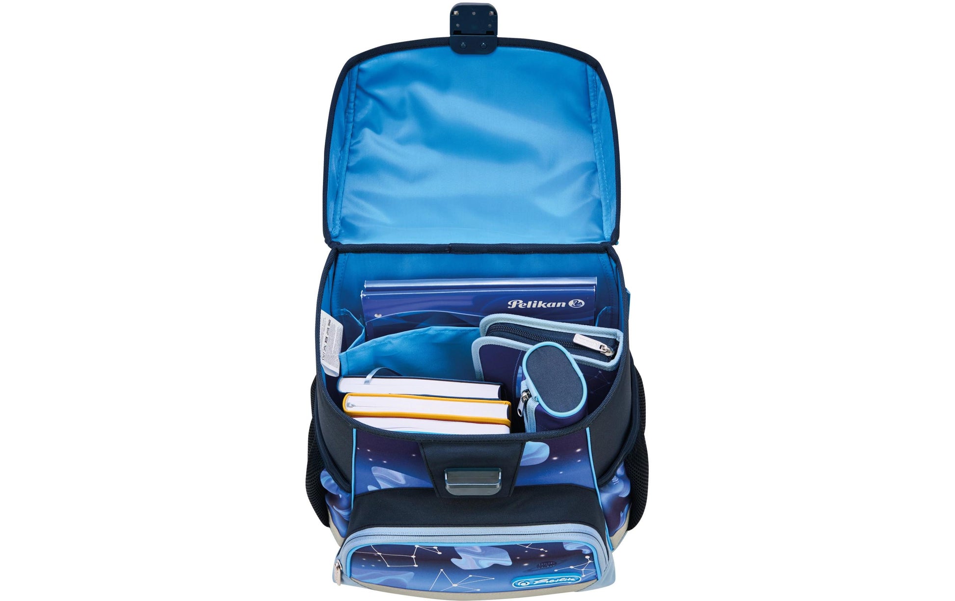 Herlitz Loop Plus Cosmic – Schulrucksack-Set 4-teilig, Astronaut, 17 l, 31×37×22 cm
