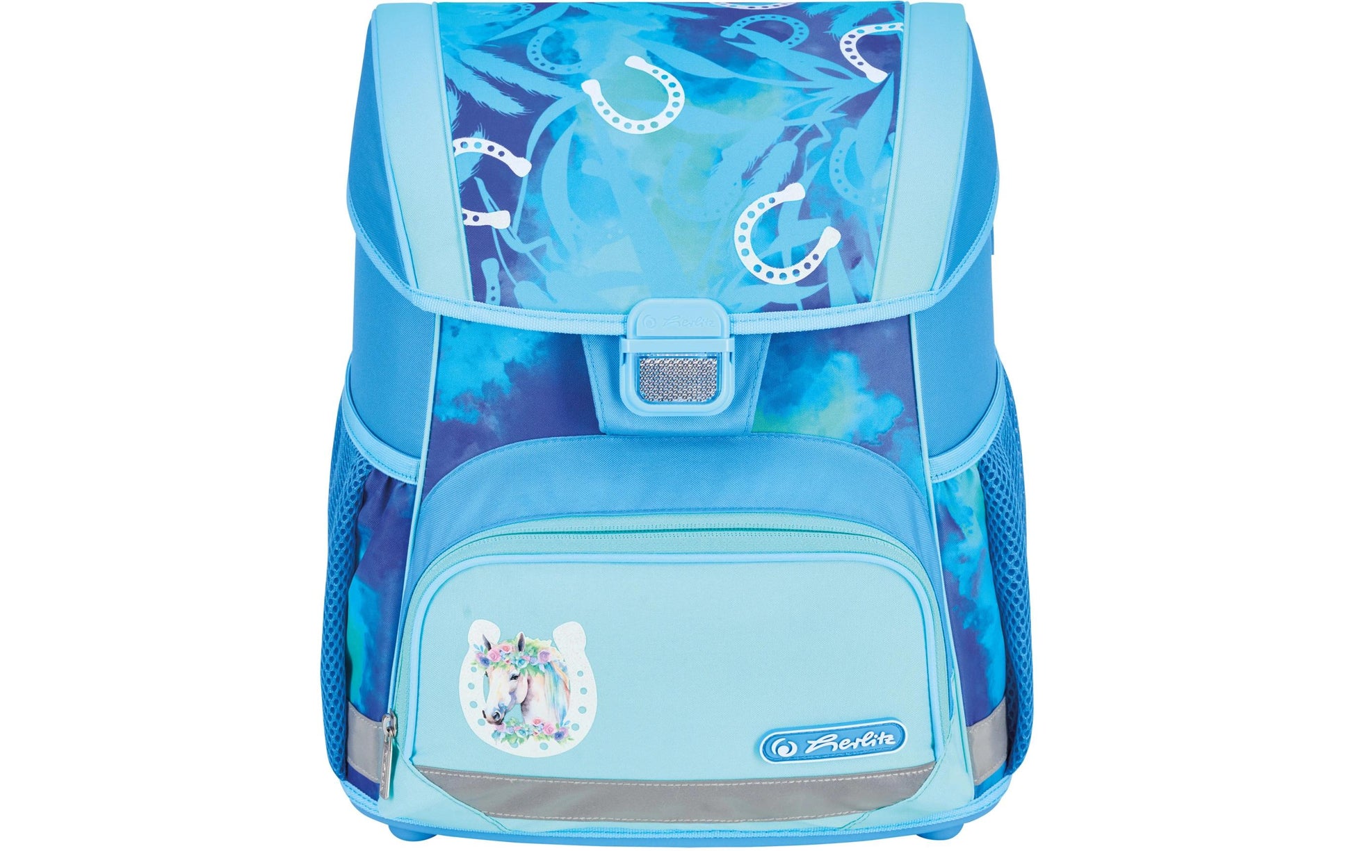 Herlitz Loop Plus – Schulrucksack-Set 4-teilig, Lucky Horse, 17 l, 31×37×22 cm