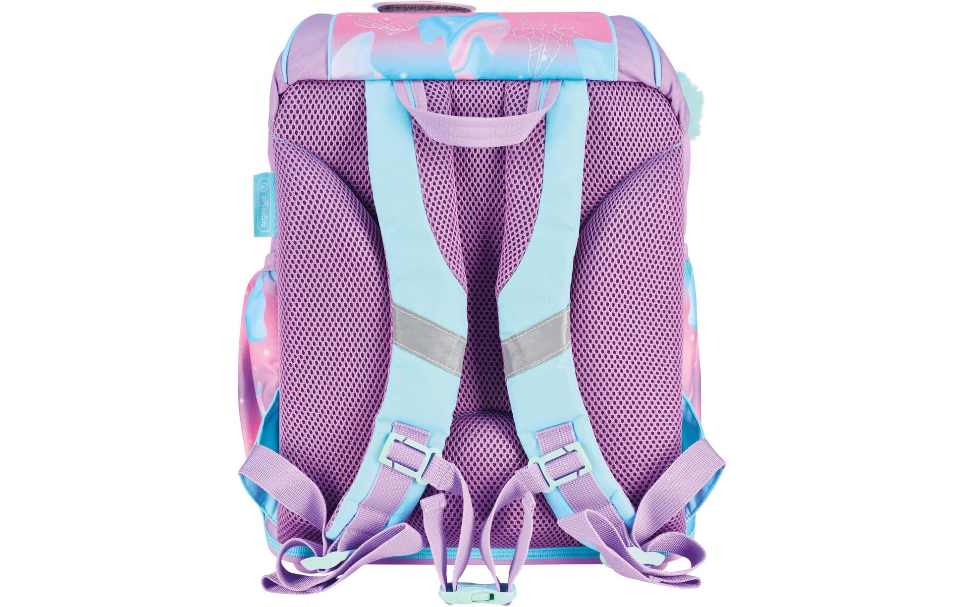 Herlitz UltraLight Plus – Schulrucksack-Set 4-teilig, Meerestiere, 16 l, 28×36×21 cm