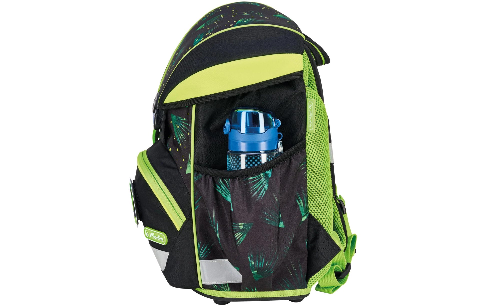 Herlitz UltraLight XL Plus – Schulrucksack-Set 4-teilig, Dschungel, 22 l, 32×39×25 cm, mit Brustgurt