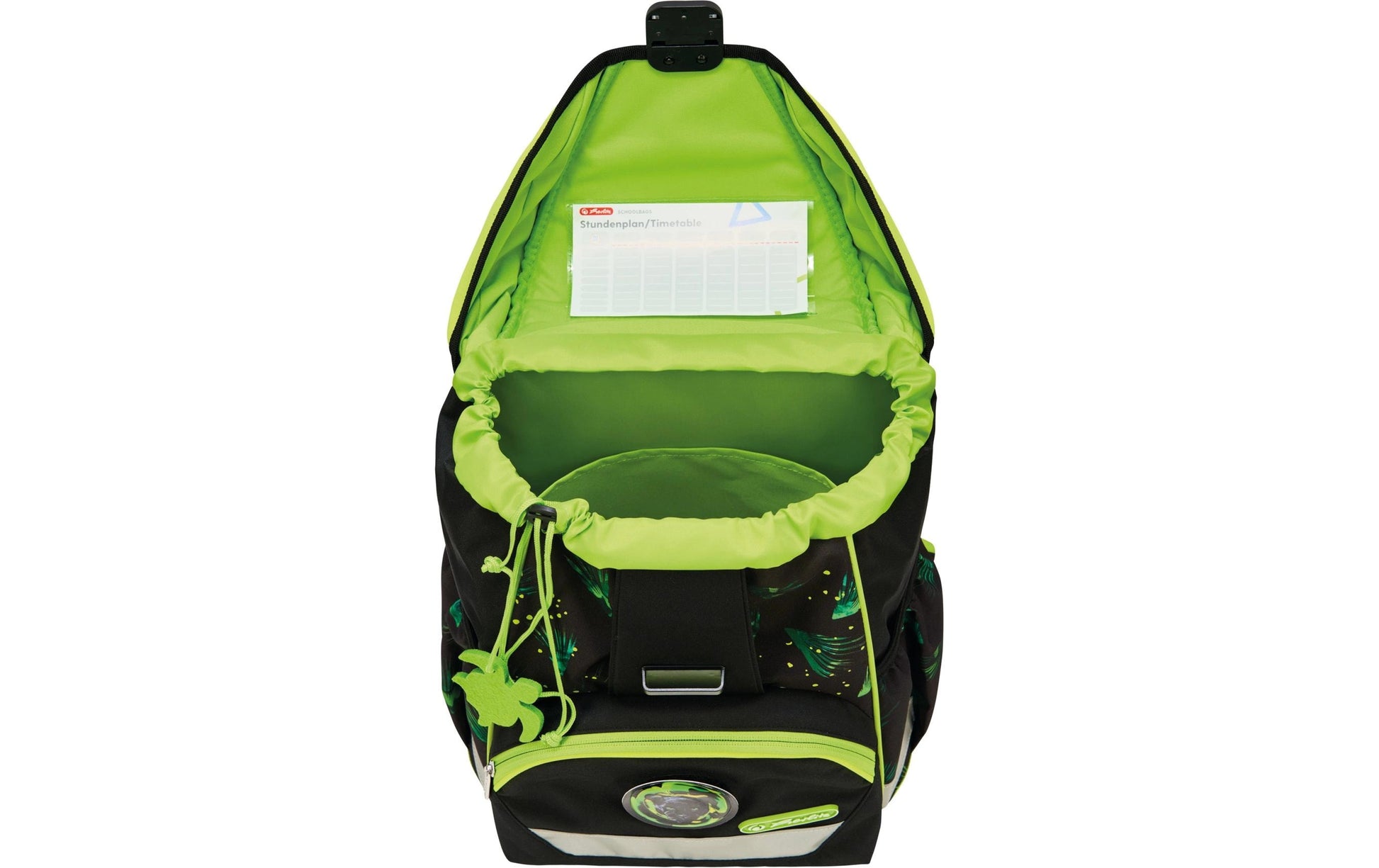 Herlitz UltraLight XL Plus – Schulrucksack-Set 4-teilig, Dschungel, 22 l, 32×39×25 cm, mit Brustgurt