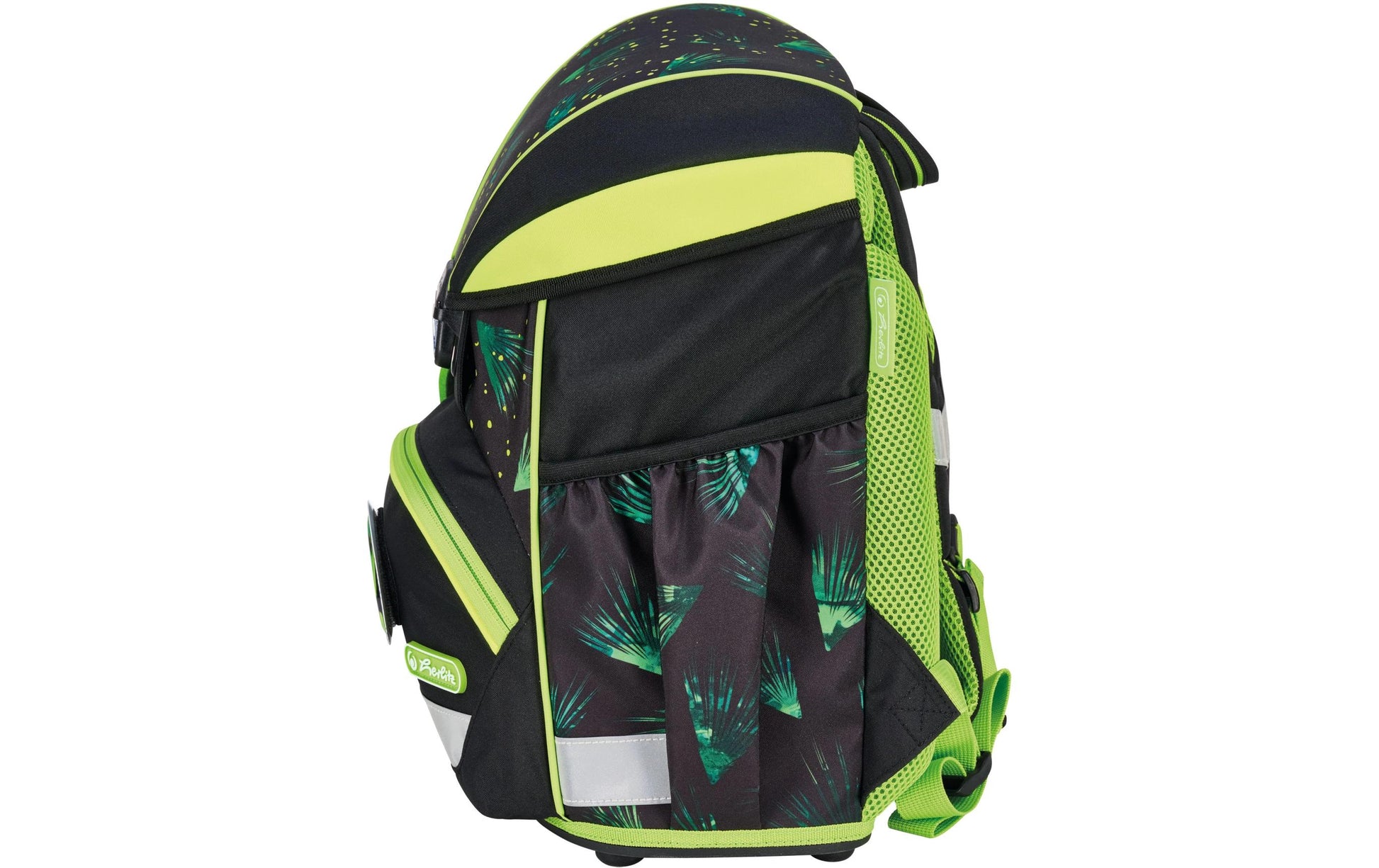 Herlitz UltraLight XL Plus – Schulrucksack-Set 4-teilig, Dschungel, 22 l, 32×39×25 cm, mit Brustgurt
