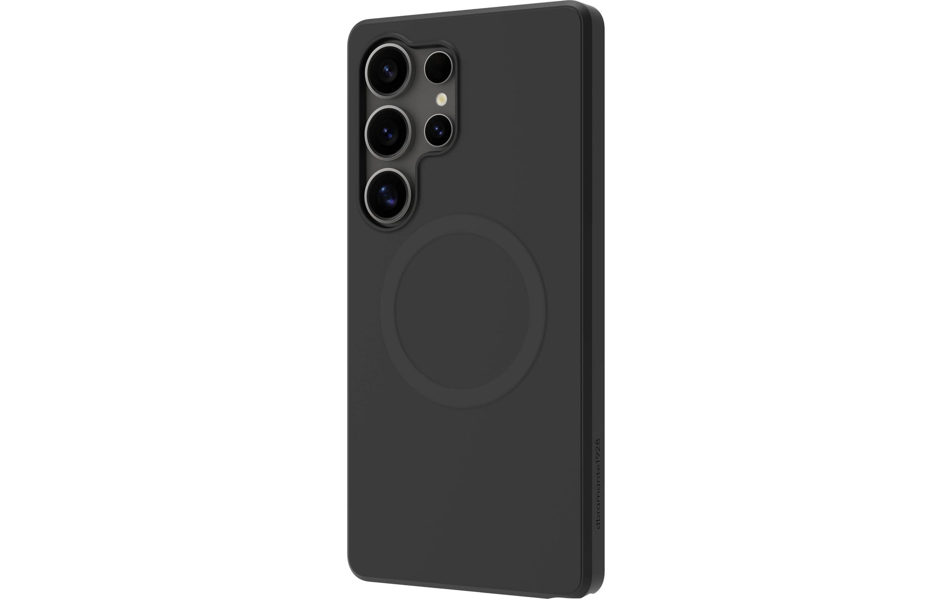 dbramante1928 Greenland Pro Qi2 Backcover – für Samsung Galaxy S25 Ultra, Schwarz, bis 1,2 m sturzsicher