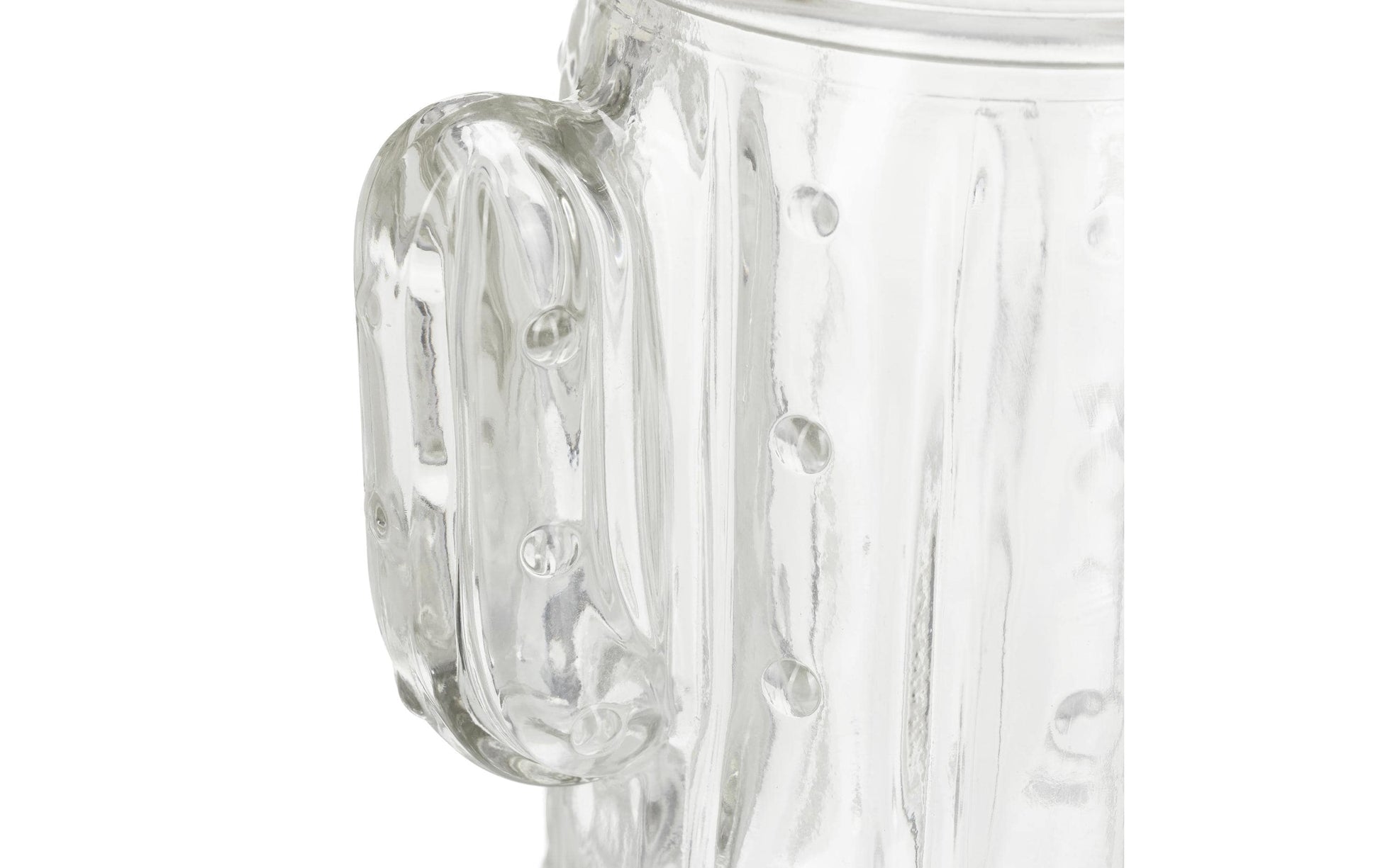 Relaxdays Trinkkrug – 8er Set, 500 ml, 11,0 × 7,0 × 14,5 cm, Glas, Schwarz/Transparent, mit Halm