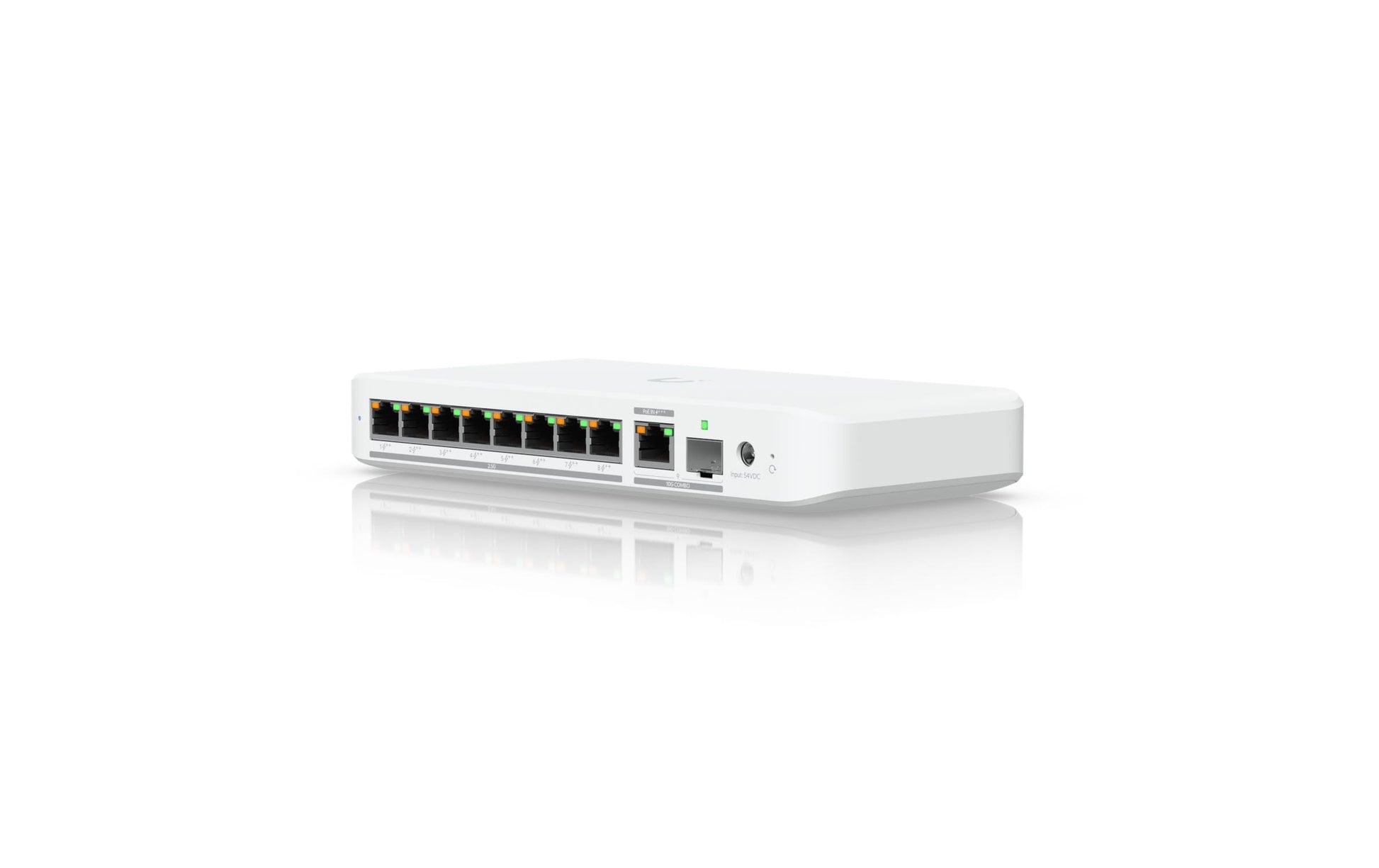 Ubiquiti Managed L2 Switch – 8× 2,5G, 1× 10G, 1× SFP+, PoE+ 8×, PoE++ 1×, PoE-Budget 196 W, Desktop