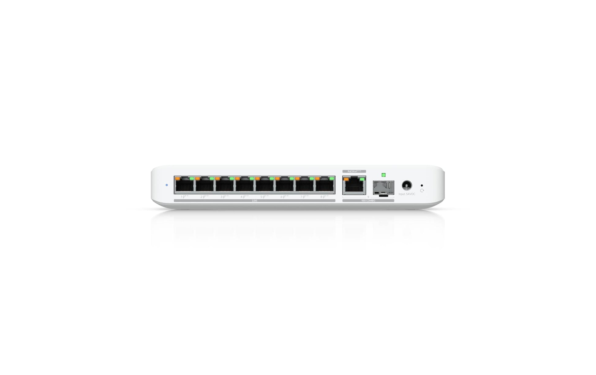 Ubiquiti Managed L2 Switch – 8× 2,5G, 1× 10G, 1× SFP+, PoE+ 8×, PoE++ 1×, PoE-Budget 196 W, Desktop