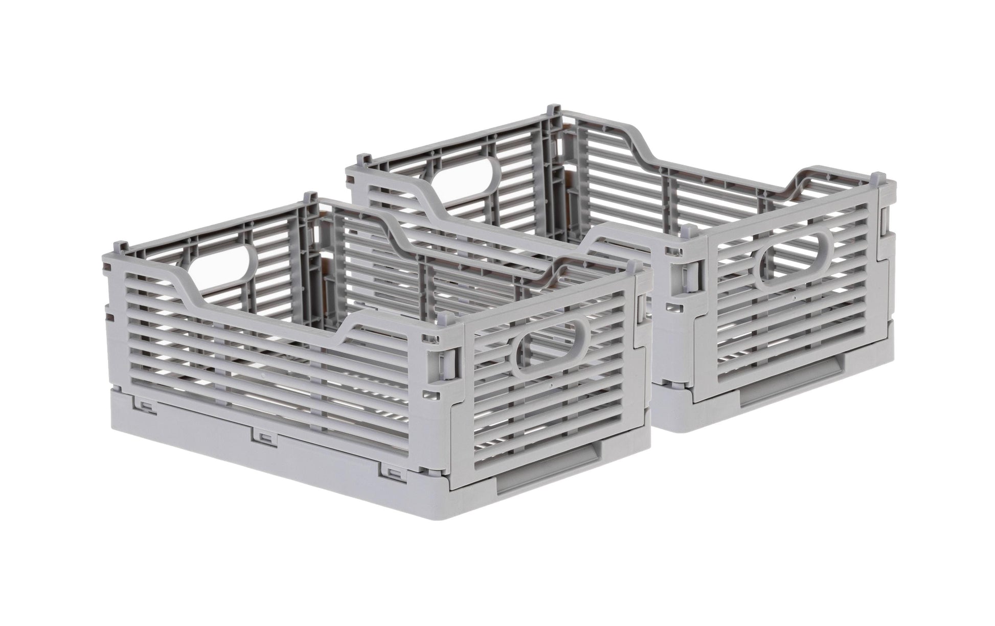 COCON Aufbewahrungsbox 2,97 l (mit Griff) – Polypropylen – Grau – 220 × 90 × 150 mm