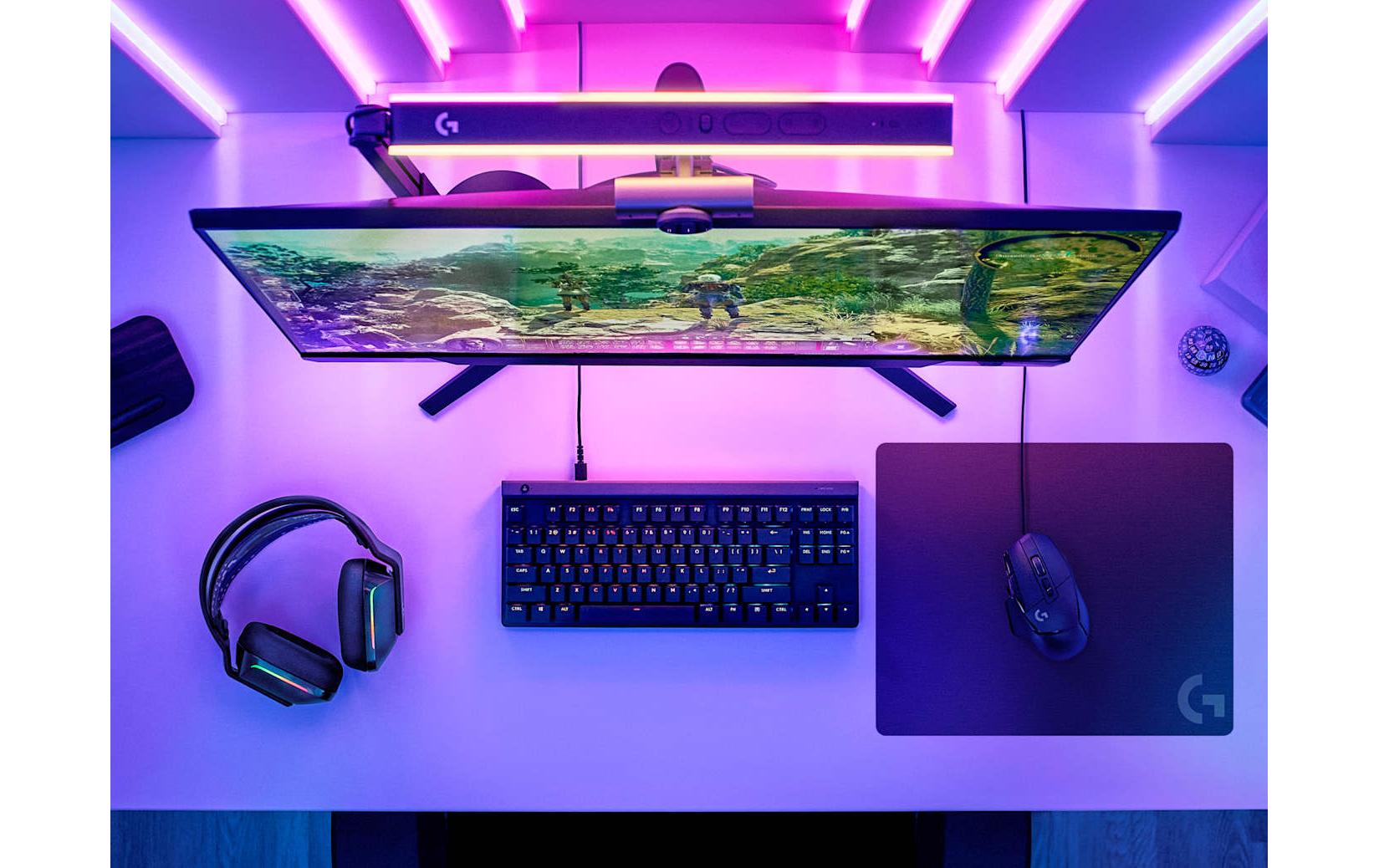 Logitech G Mausmatte G240 – 340 × 280 mm – Kunststoff, rutschfest