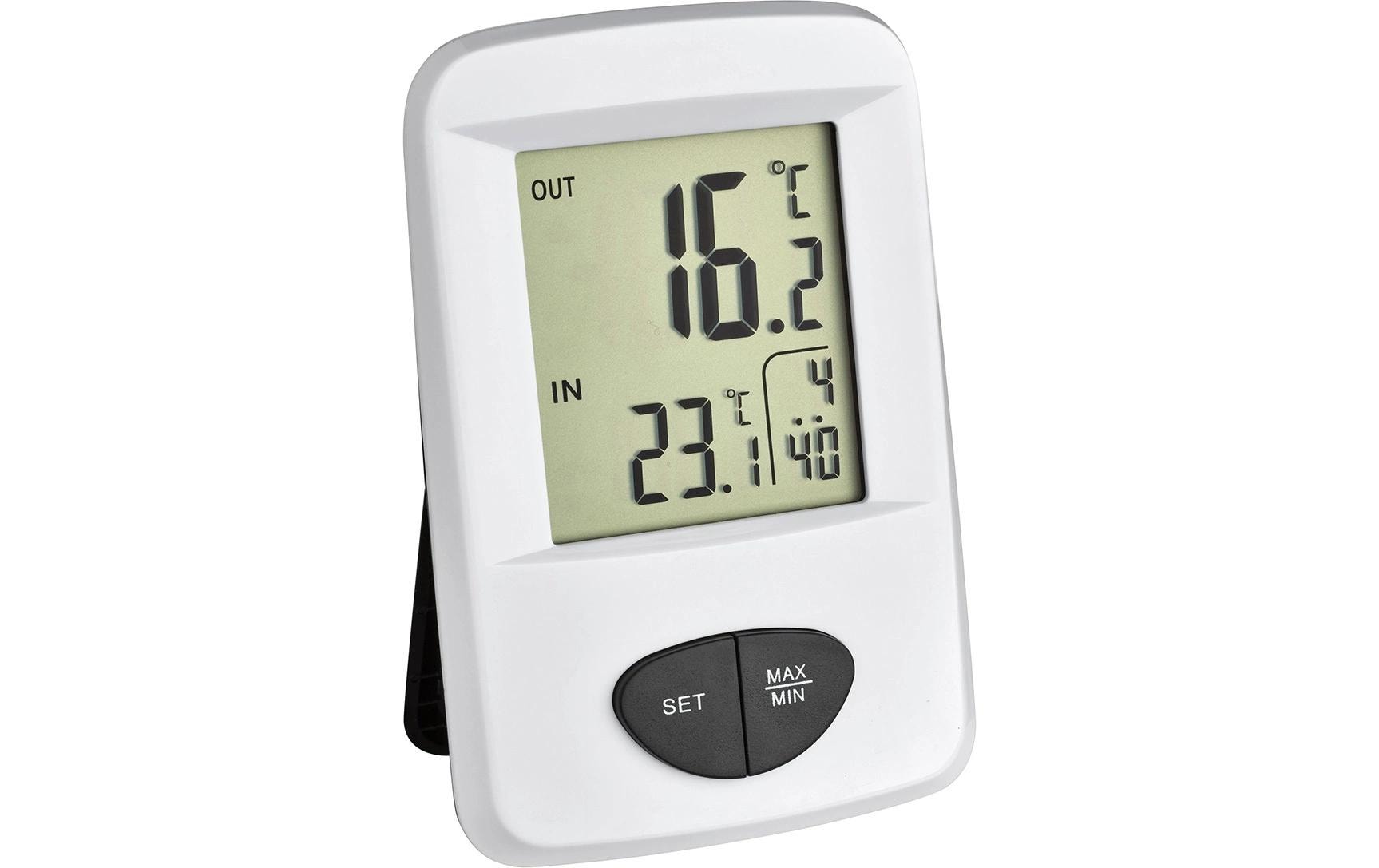 TFA-Dostmann BASE Temperatursensor – Kabellos, 0–50 °C (innen), −20–60 °C (aussen)