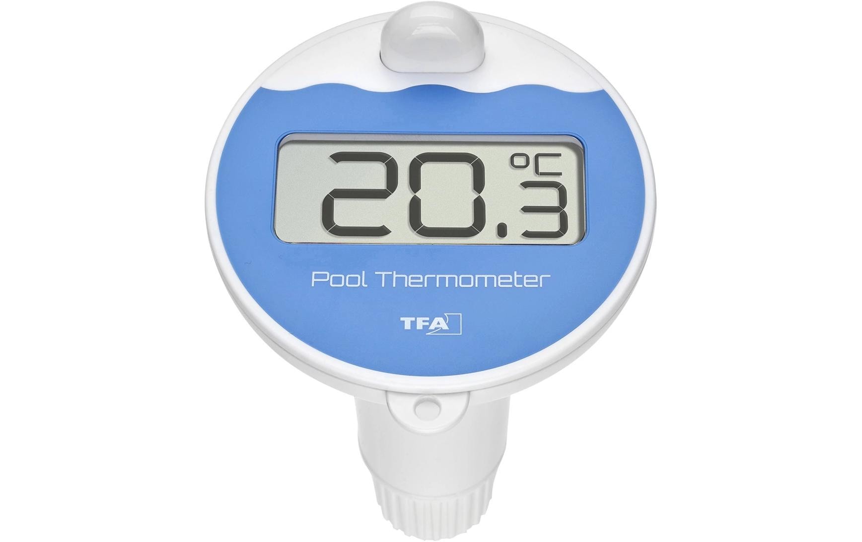 TFA-Dostmann TFA Dostmann MARBELLA – Funk-Poolthermometer, Reichweite 100 m – Schwarz