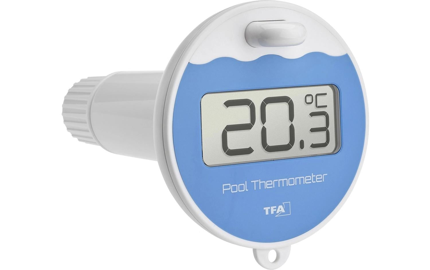 TFA-Dostmann TFA Dostmann MARBELLA – Funk-Poolthermometer, Reichweite 100 m – Schwarz