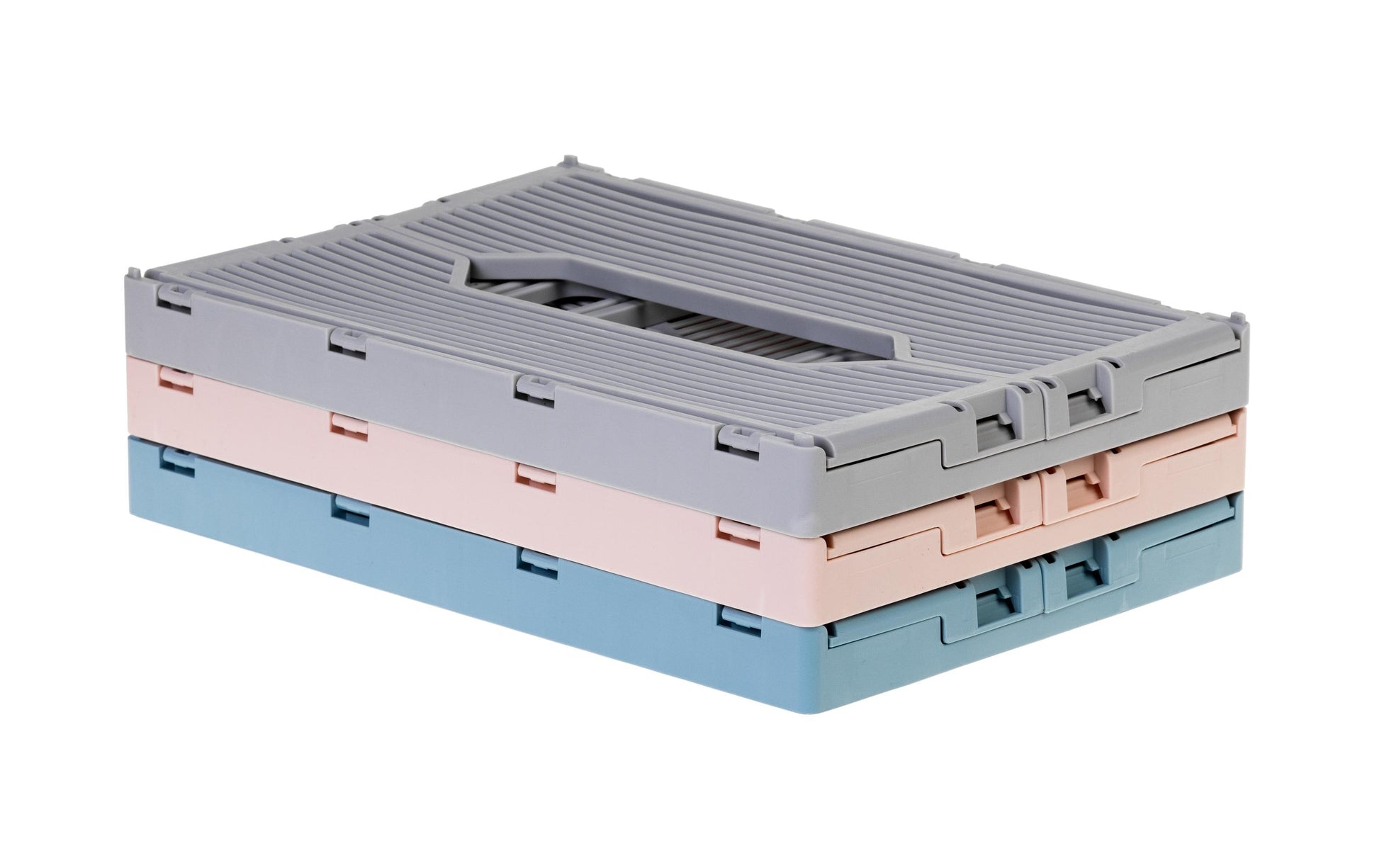 COCON Aufbewahrungsbox 2,97 l (mit Griff) – Polypropylen – Grau – 220 × 90 × 150 mm