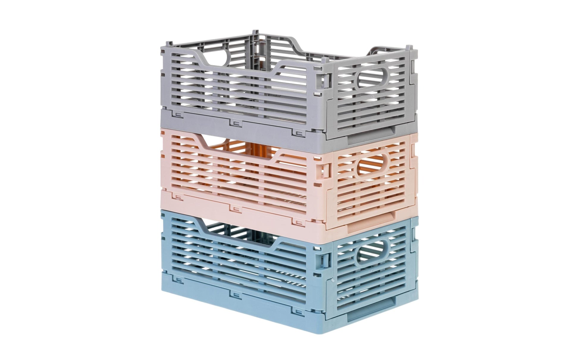 COCON Aufbewahrungsbox 2,97 l (mit Griff) – Polypropylen – Grau – 220 × 90 × 150 mm