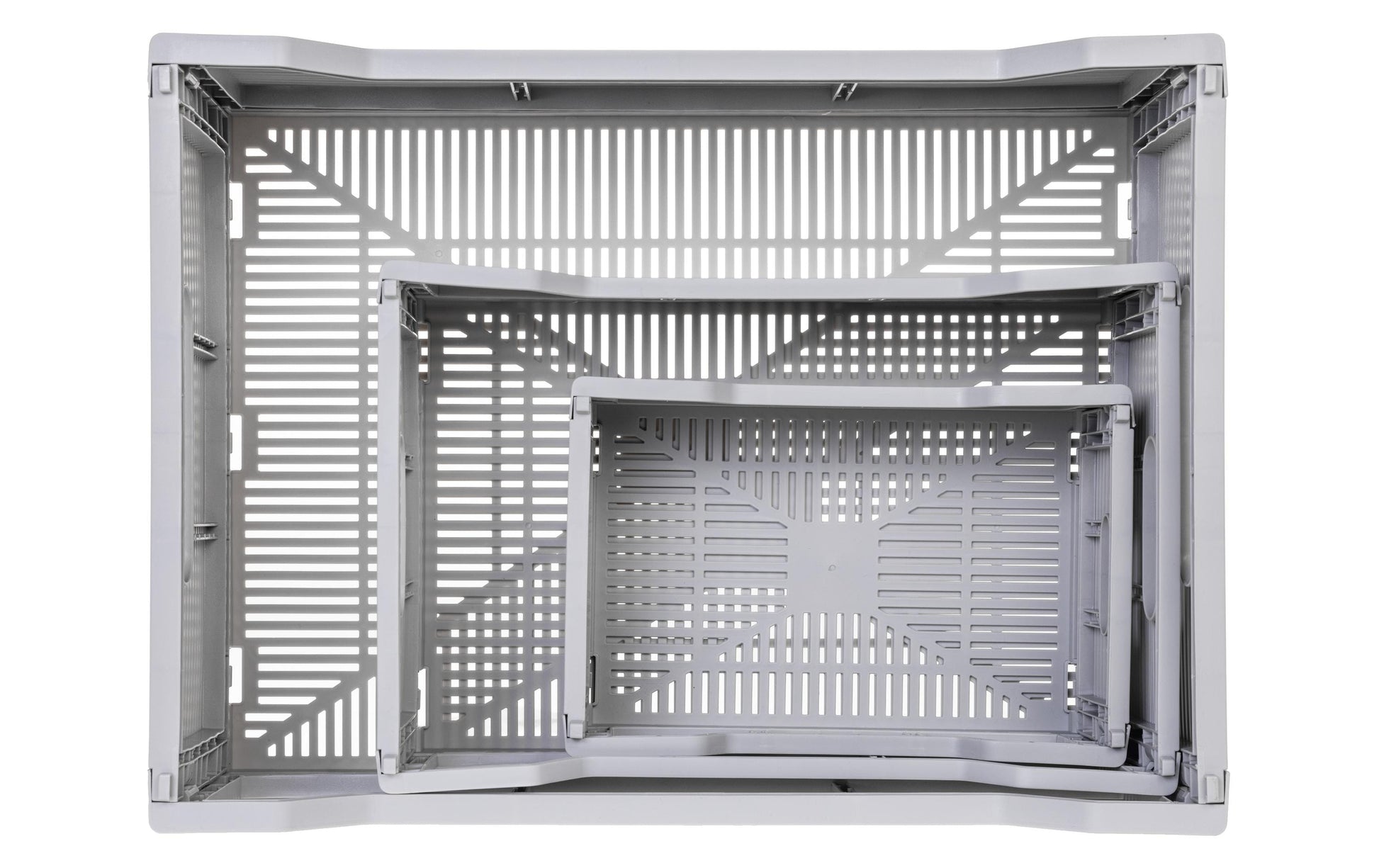 COCON Klappbox 7,8 l – faltbar – Polypropylen – grau – 305 × 205 × 125 mm