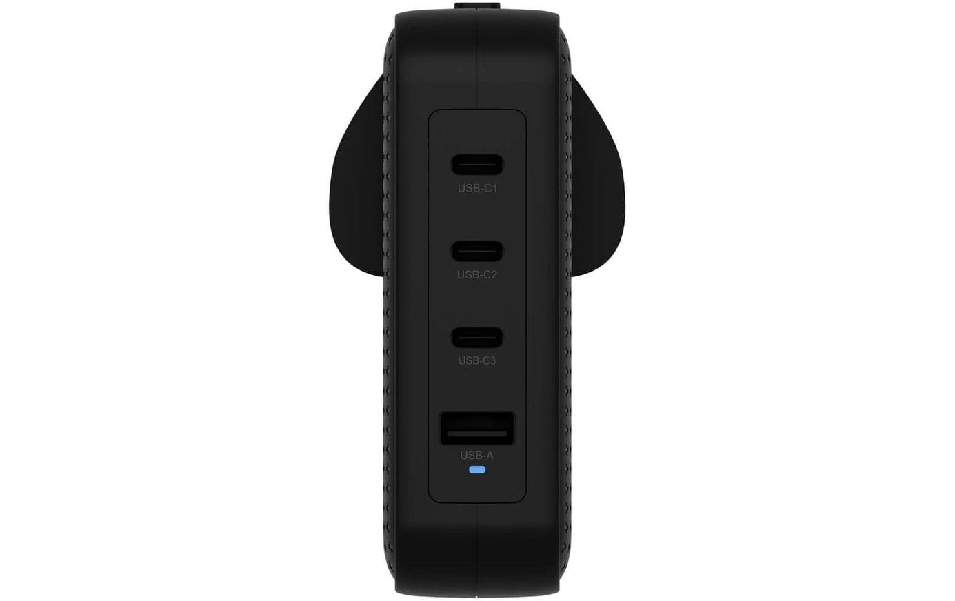 HYPER Netzteil – 140 W, 3× USB-C + 1× USB-A, PD, QC, PPS – für Gaming-Controller, Handy, Netbook u. a.