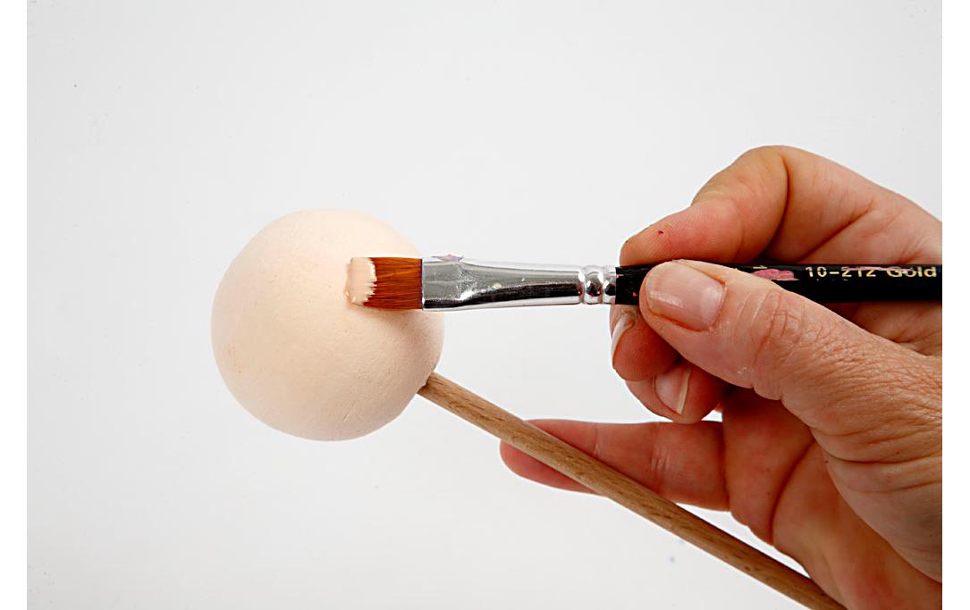 Creativ Company Wattekugel, Baumwolle, Weiss, Ø 5 cm, 50 Stk.