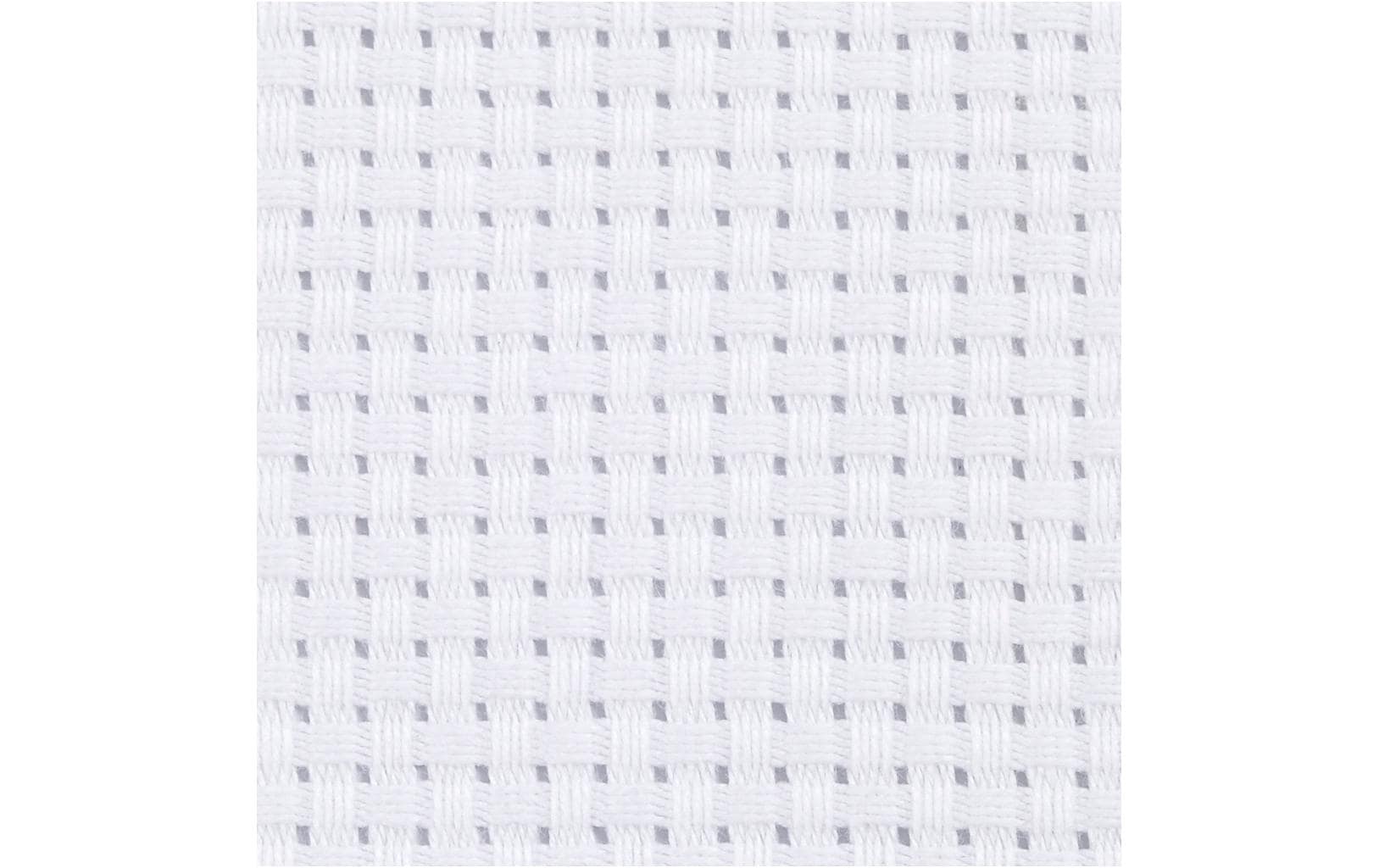 Creativ Company Aida-Stoff – Weiss – 150 cm