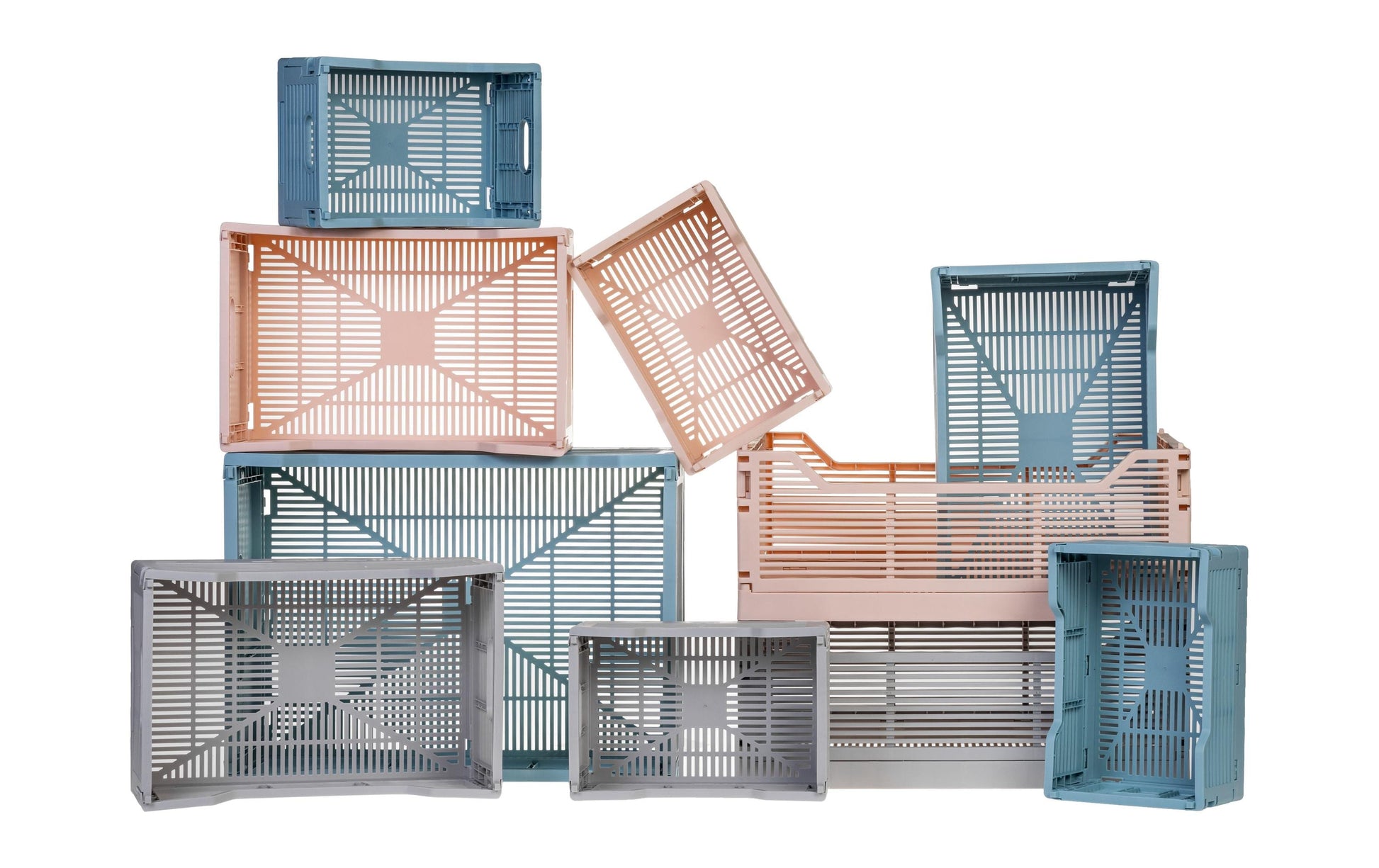 COCON Aufbewahrungsbox 2,97 l (mit Griff) – Polypropylen – Grau – 220 × 90 × 150 mm