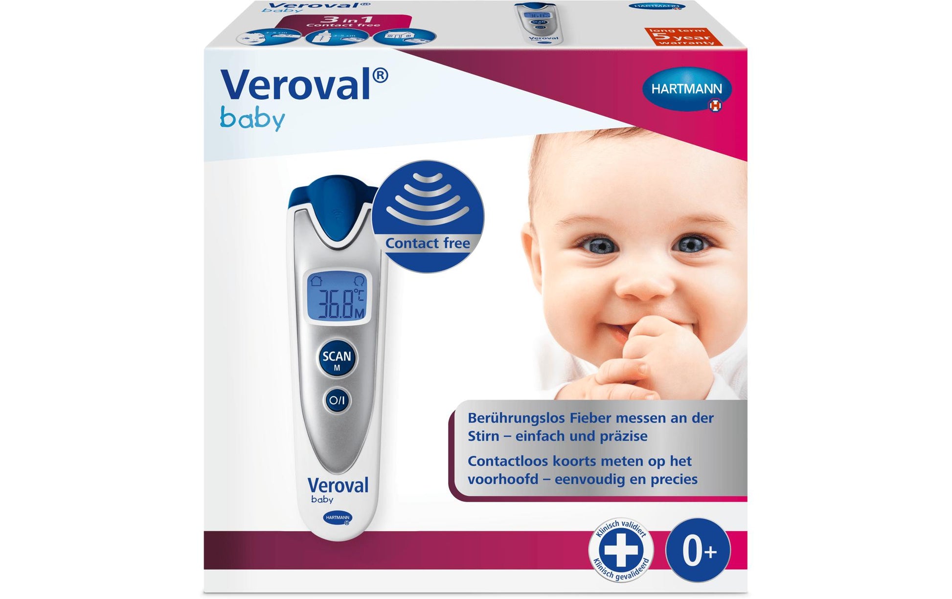 Veroval Infrarot-Thermometer – für Babys