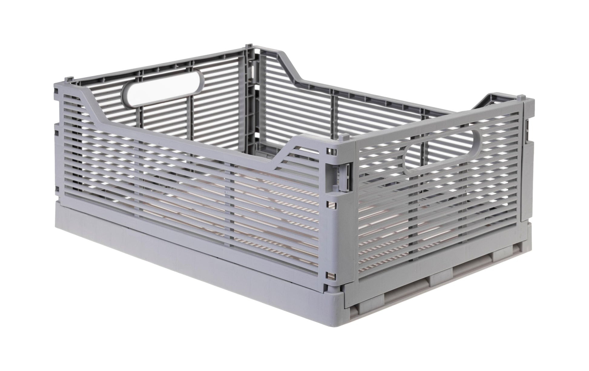 COCON Aufbewahrungsbox 18,6 l – mit Griff – Polypropylen – grau – 400 × 300 × 155 mm