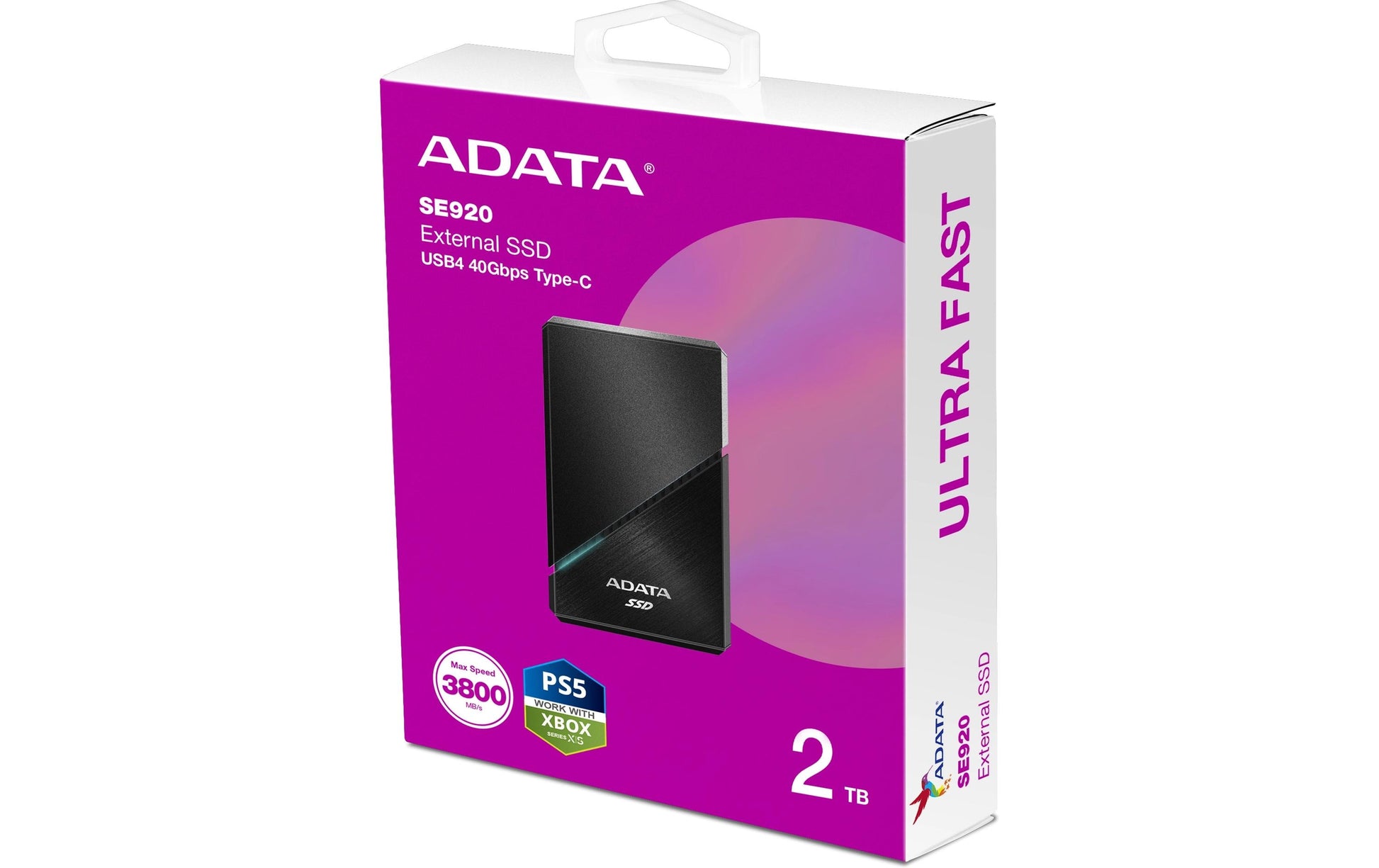 ADATA Flash SE920 Speichergerät – 2 TB, USB4 (USB Typ-C), Thunderbolt 4