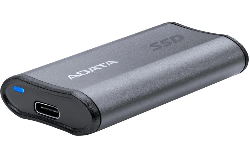 ADATA SE880 4 TB – Externes SSD, USB 3.2 Gen 2x2 (USB-C, 20 Gbit/s), 2000/2000 MB/s, Grau