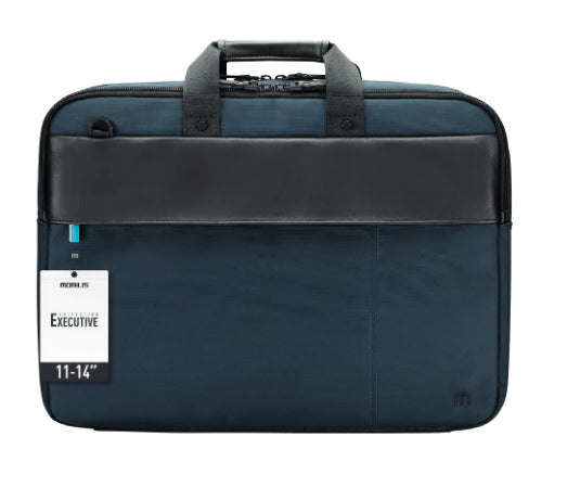 Mobilis Notebook-Tasche 11–14" – Abnehmbarer Schultergurt, Fronttasche – Schwarz