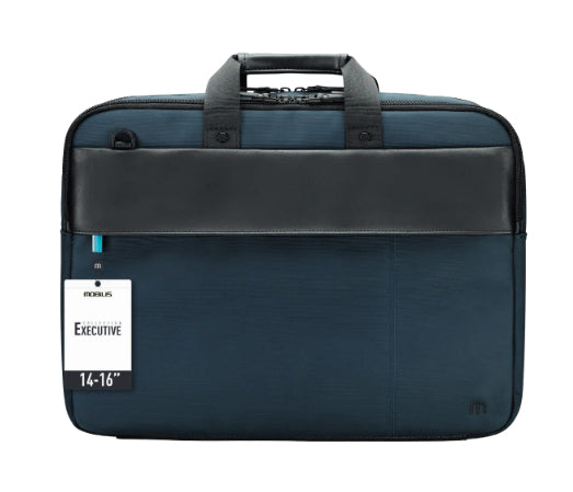 Mobilis Notebook-Tasche bis 16" – Abnehmbarer Schultergurt, Fronttasche – Schwarz