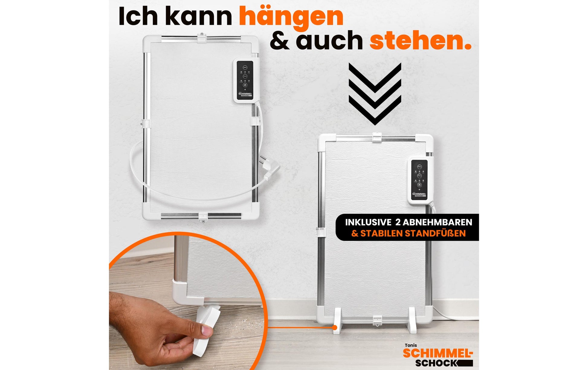 Tonis schimmelschock Infrarot-Heizer – 75 W, freistehend