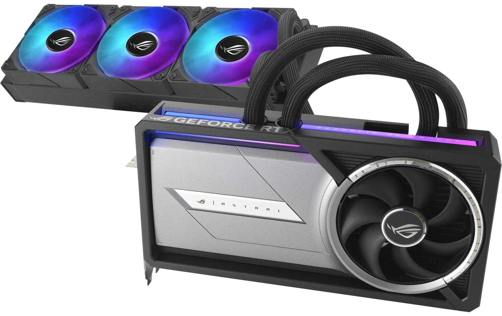 ASUS ROG-ASTRAL-LC-RTX5090-O32G-GAMING – PCIe Grafikkarte – 3×DP, 1×HDMI, PCIe 5.0, 1×16-Pin