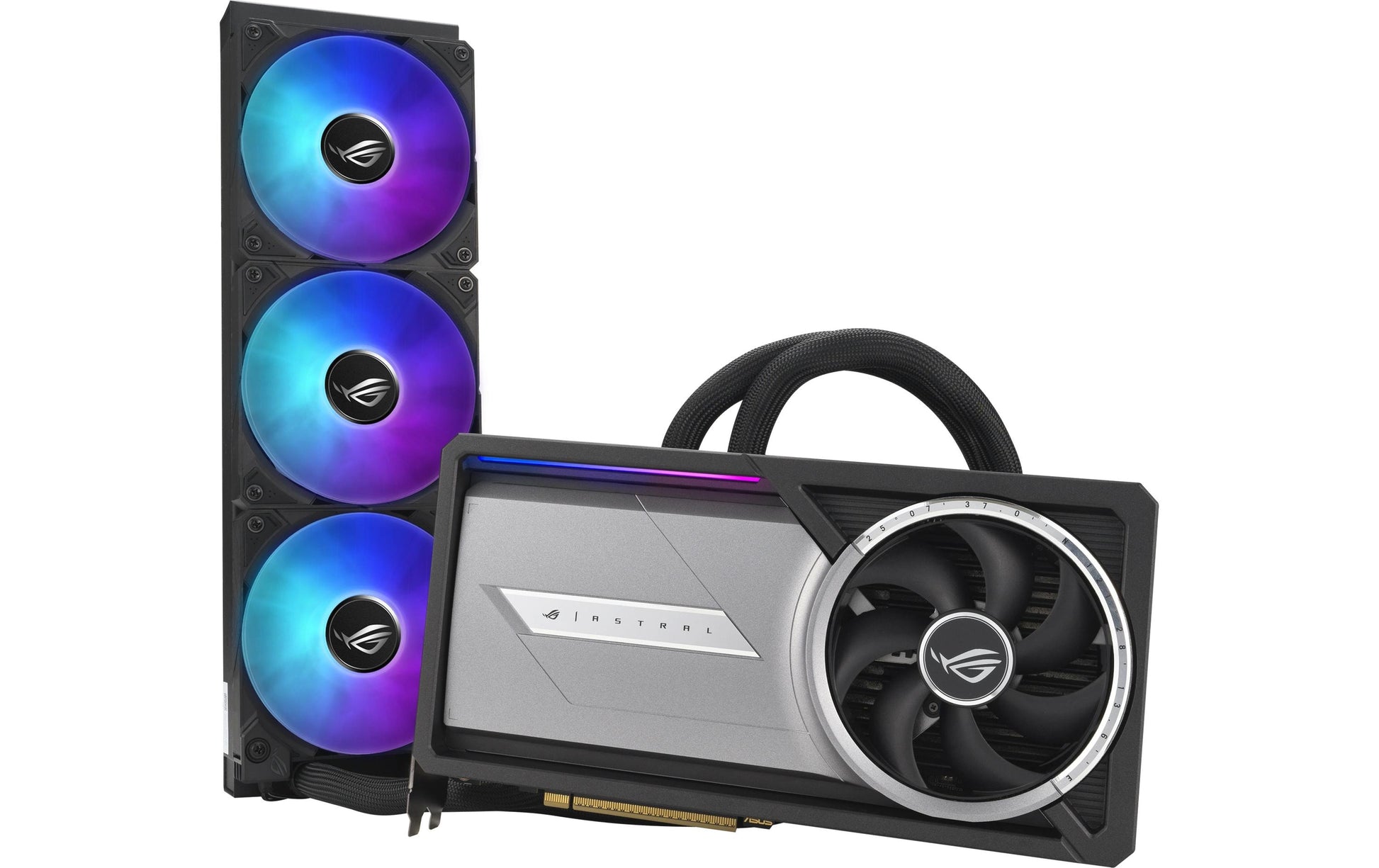 ASUS ROG-ASTRAL-LC-RTX5090-O32G-GAMING – PCIe Grafikkarte – 3×DP, 1×HDMI, PCIe 5.0, 1×16-Pin