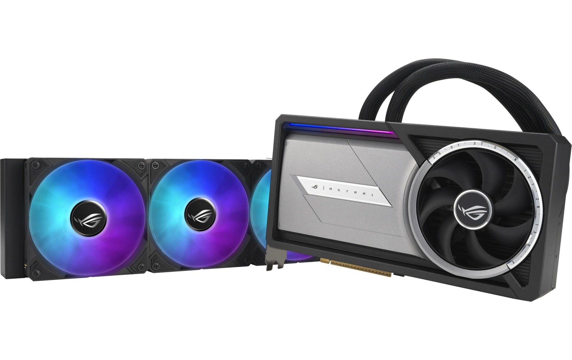 ASUS ROG-ASTRAL-LC-RTX5090-O32G-GAMING – PCIe Grafikkarte – 3×DP, 1×HDMI, PCIe 5.0, 1×16-Pin