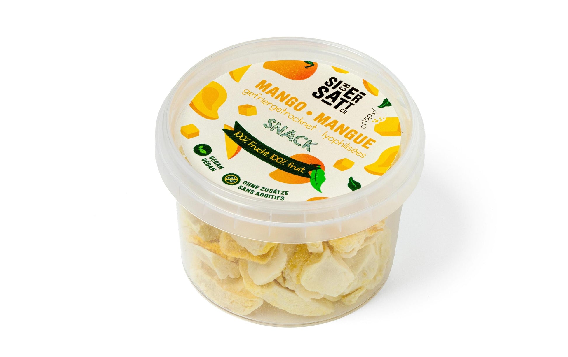 Sichersatt Mango Snack – gefriergetrocknet – 40 g