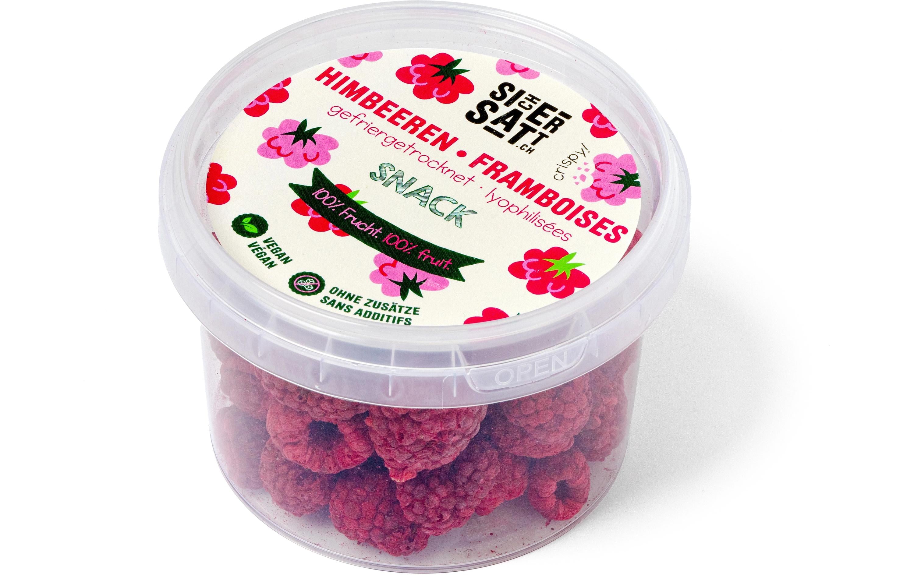 Sichersatt Himbeeren – gefriergetrocknet – 25 g