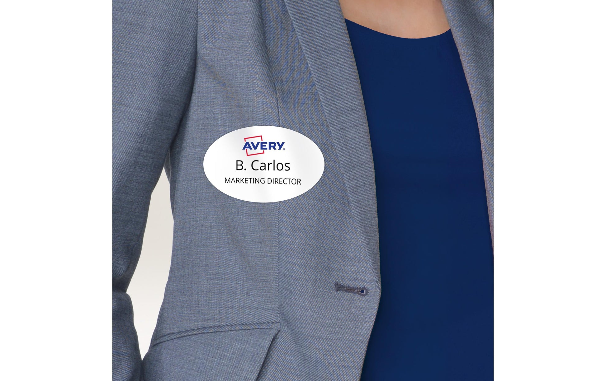 Avery Drucketiketten, 85 mm × 50 mm, weiss, Textil, selbstklebend, wiederablösbar, 200 Etiketten