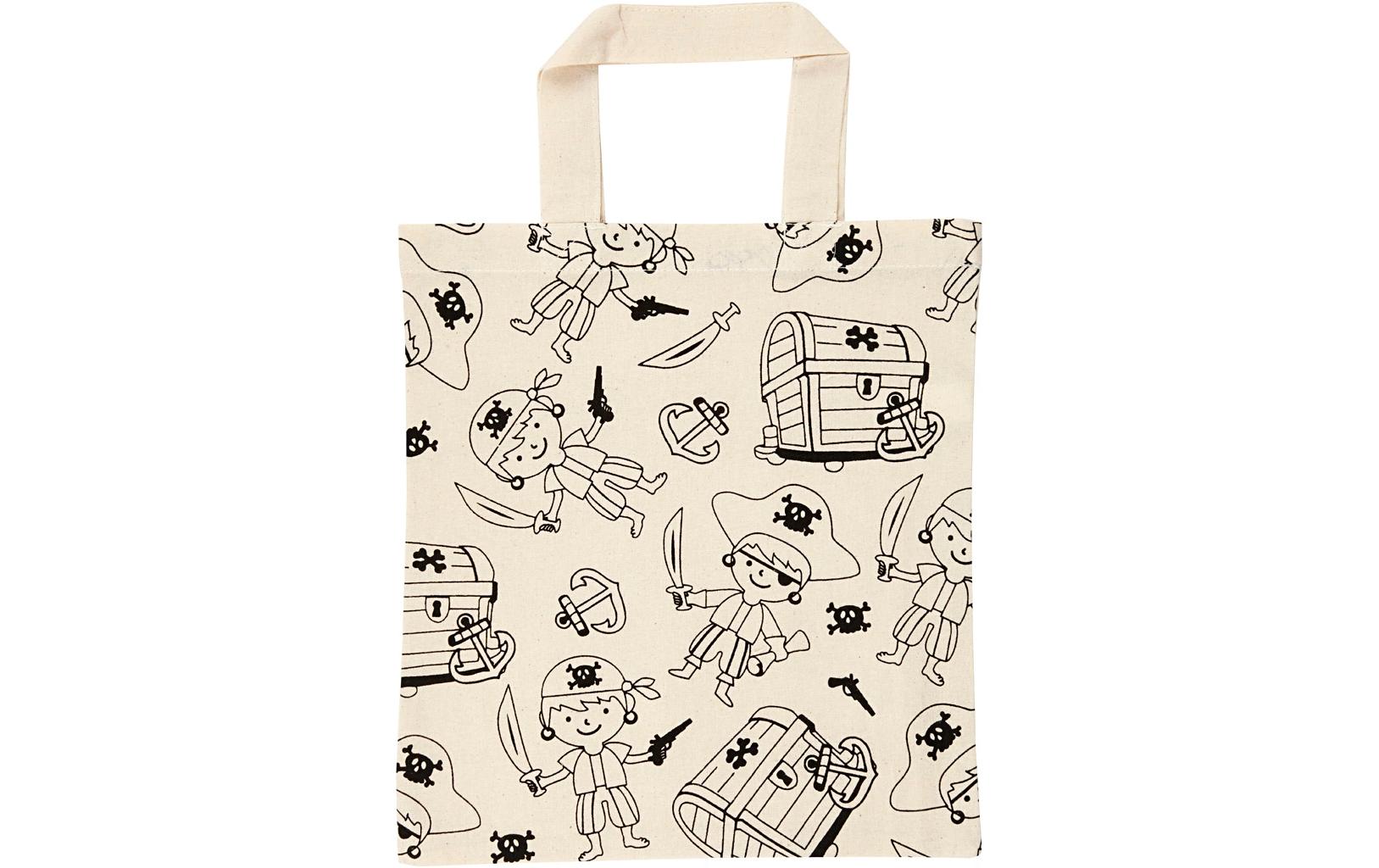 Creativ Company Stofftasche, Baumwolle, Piratenmotiv