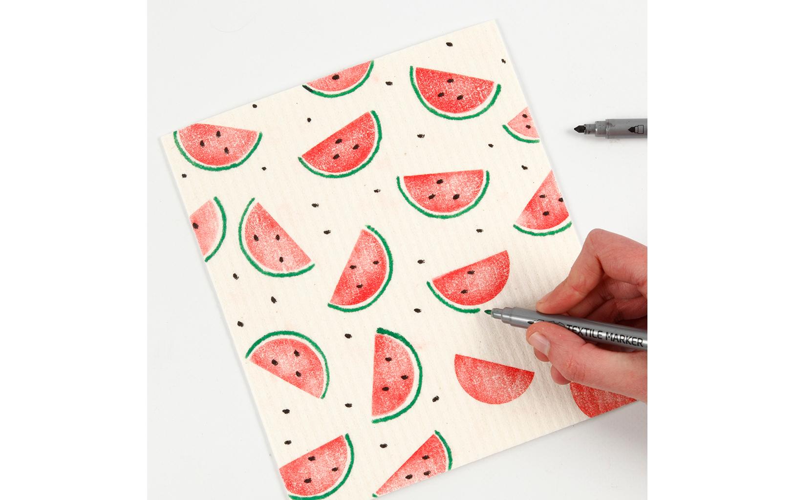 Creativ Company Geschirrtuch – nature – 17 × 19,5 cm – Celluloseacetat – 3er-Set