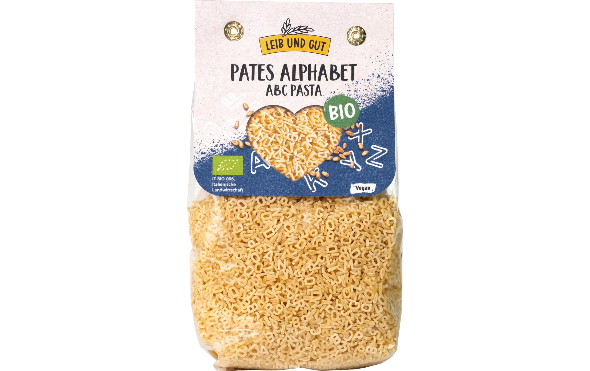 Leib und Gut Buchstaben – Bio, Vegan – 250 g