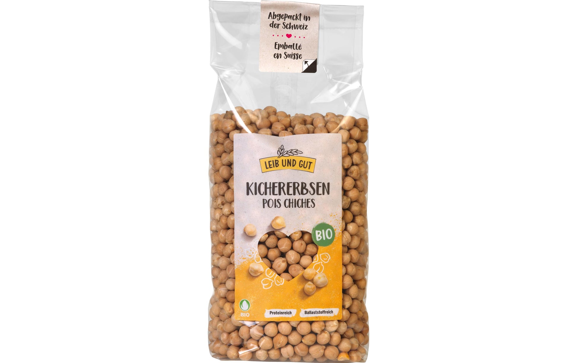 Leib und Gut Kichererbsen – Bio, Vegan – 500 g